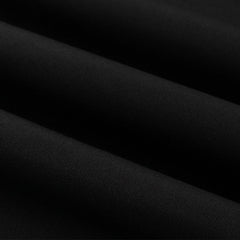 54"x10 Yards Premium Polyester Black Fabric Bolt, DIY Craft Fabric Roll for Upholstery, Curtains, and Event Decor