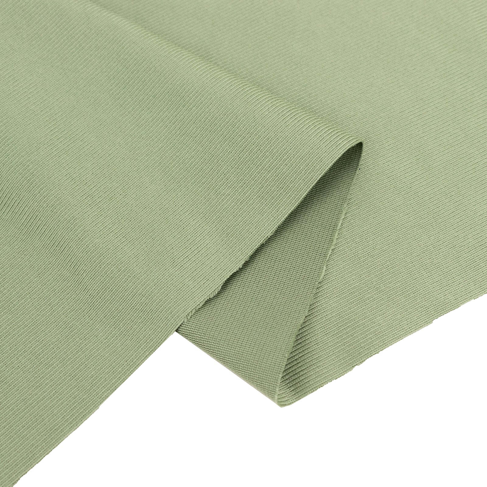 Dusty Sage Green Scuba Polyester Fabric Roll, Wrinkle Free DIY Craft Fabric Bolt- 60"x10 Yards