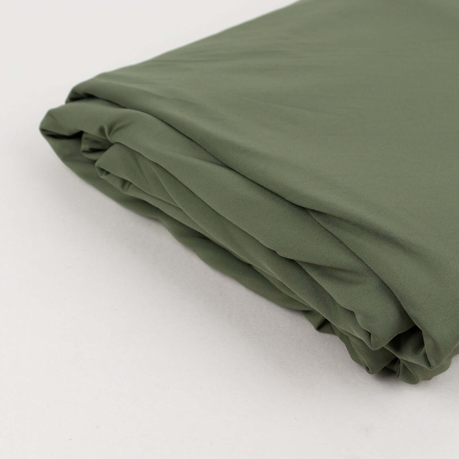 Dusty Sage Green Spandex 4-Way Stretch Fabric Roll, DIY Craft Fabric Bolt- 60"x10 Yards