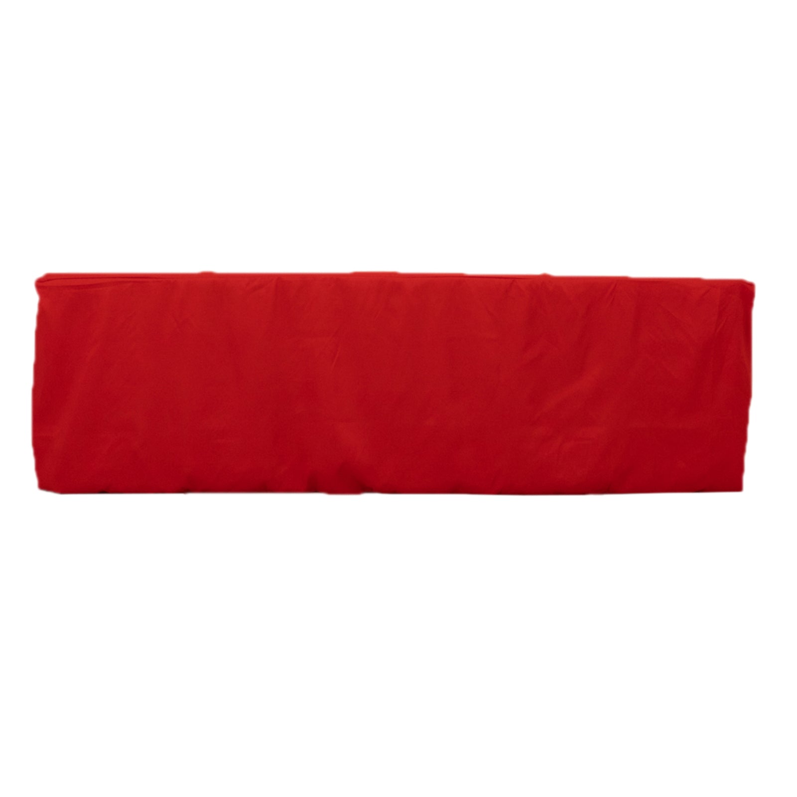 Premium Polyester 8ft Rectangle Tablecloth Red Durable Fitted 220GSM Table Cover