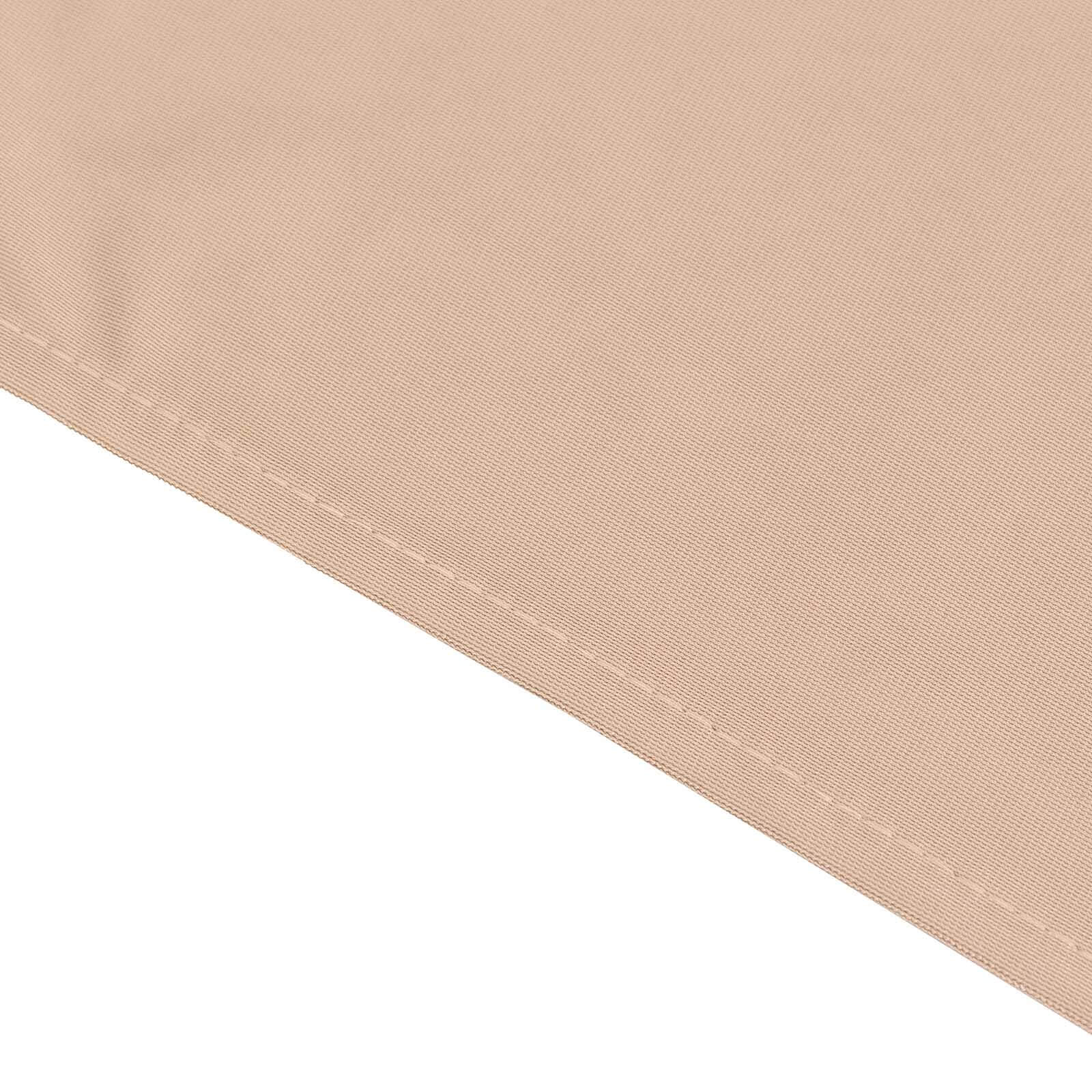 Scuba Rectangular 60"x102" Tablecloth Nude - Wrinkle Free & Stain Resistant Table Cover