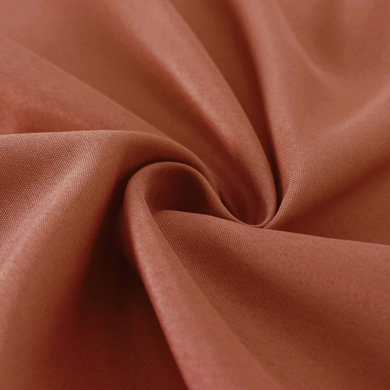 Polyester Square 54"x54" Tablecloth Terracotta (Rust) - Wrinkle-Resistant & Durable Table Cover