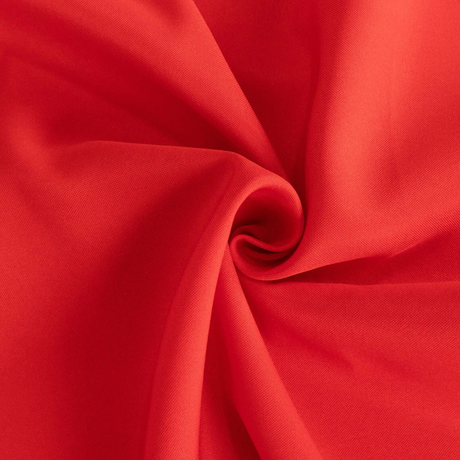 Premium Polyester 132" Round Tablecloth Red - Seamless 220GSM Wrinkle-Resistant Table Cover