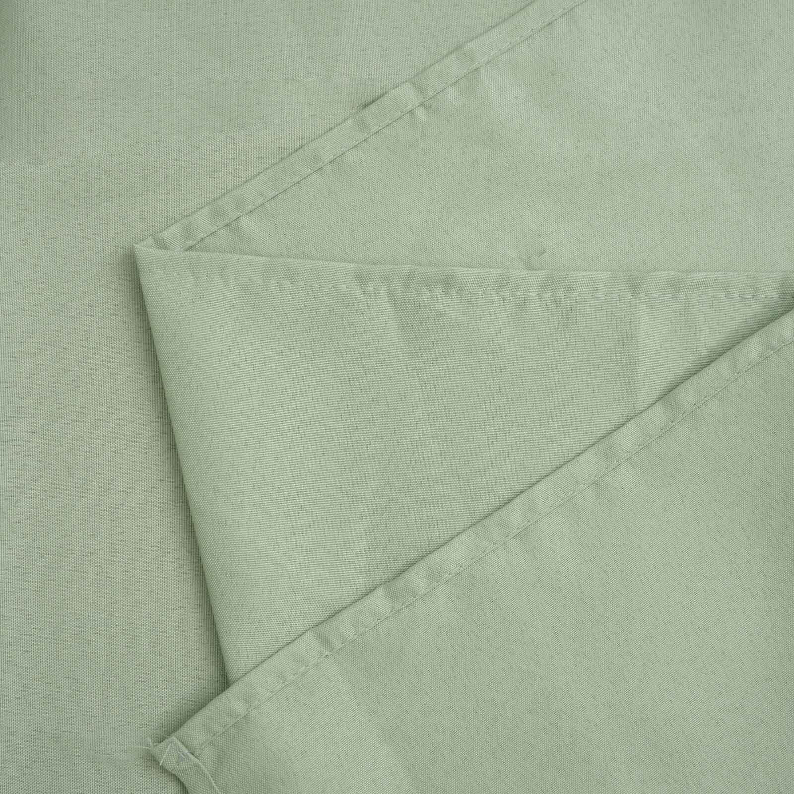 Polyester Square 90"x90" Tablecloth Sage Green - Wrinkle-Resistant & Durable Table Cover