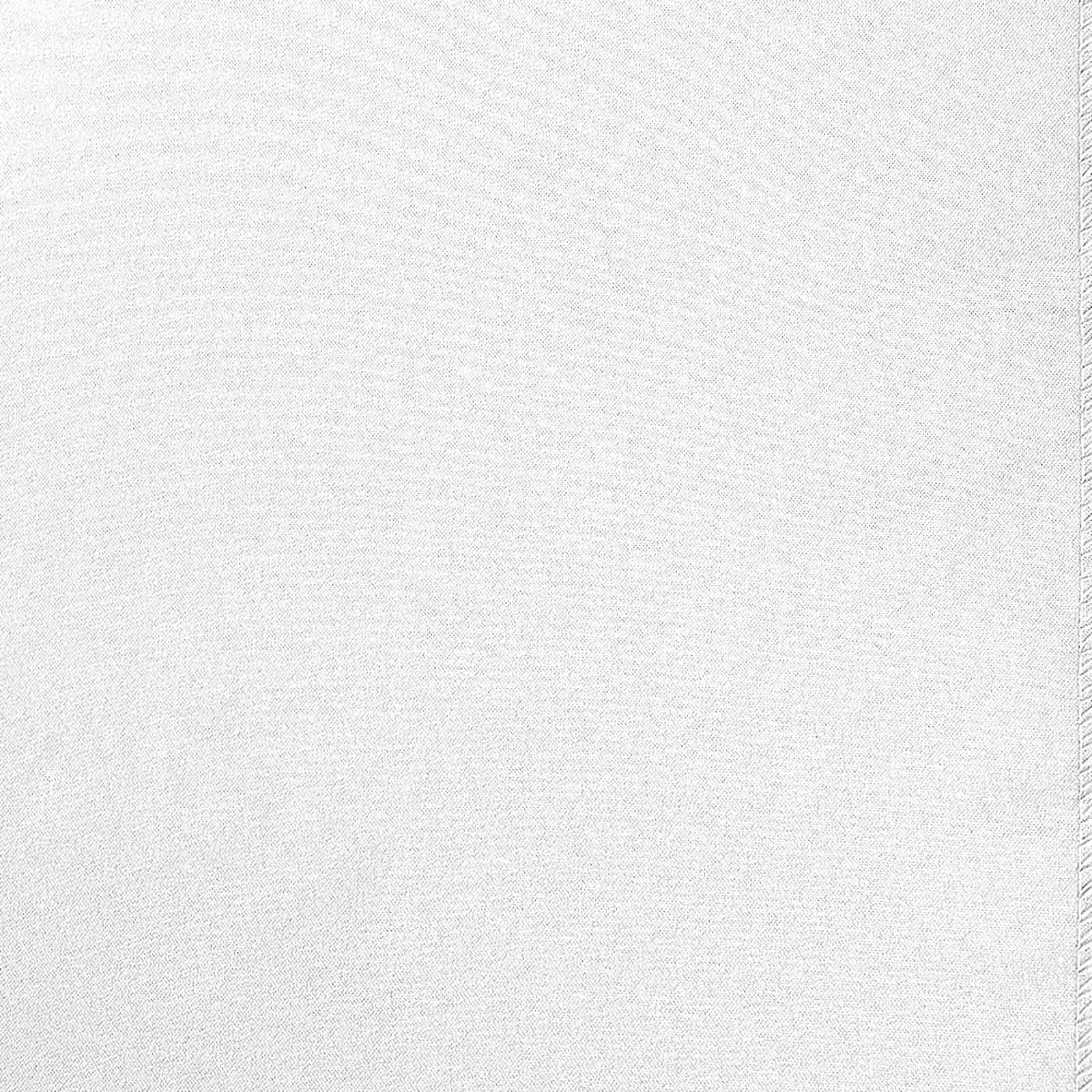 Polyester 12"x108" Table Runner White - Durable & Wrinkle-Resistant Table Decor for All Occasions