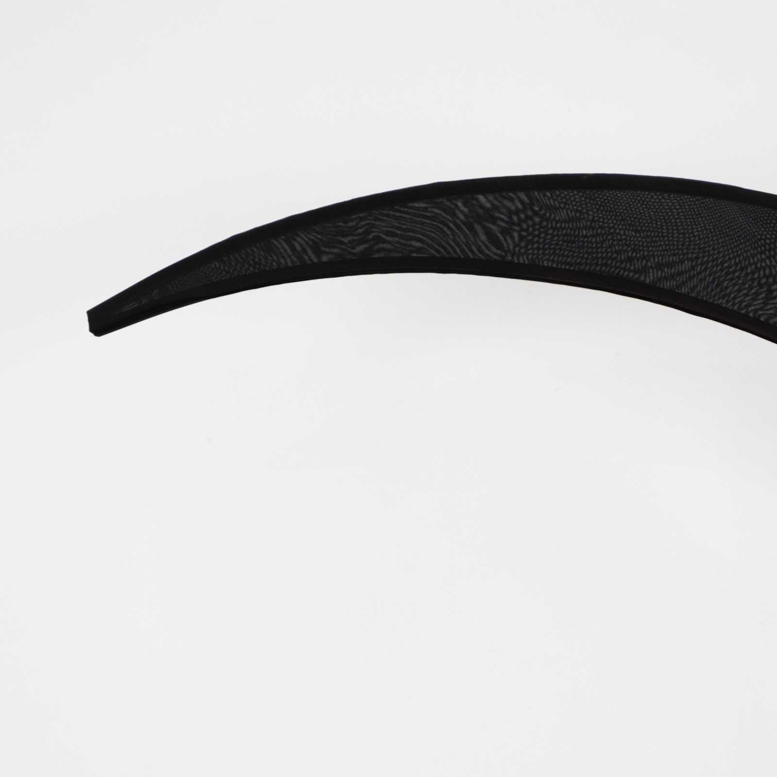 7.5ft Black Spandex Crescent Moon Wedding Arch Cover, Custom Fitted Chiara Backdrop Stand Cover