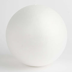 2 Pack 10” White StyroFoam Foam Balls For Arts, Crafts and DIY