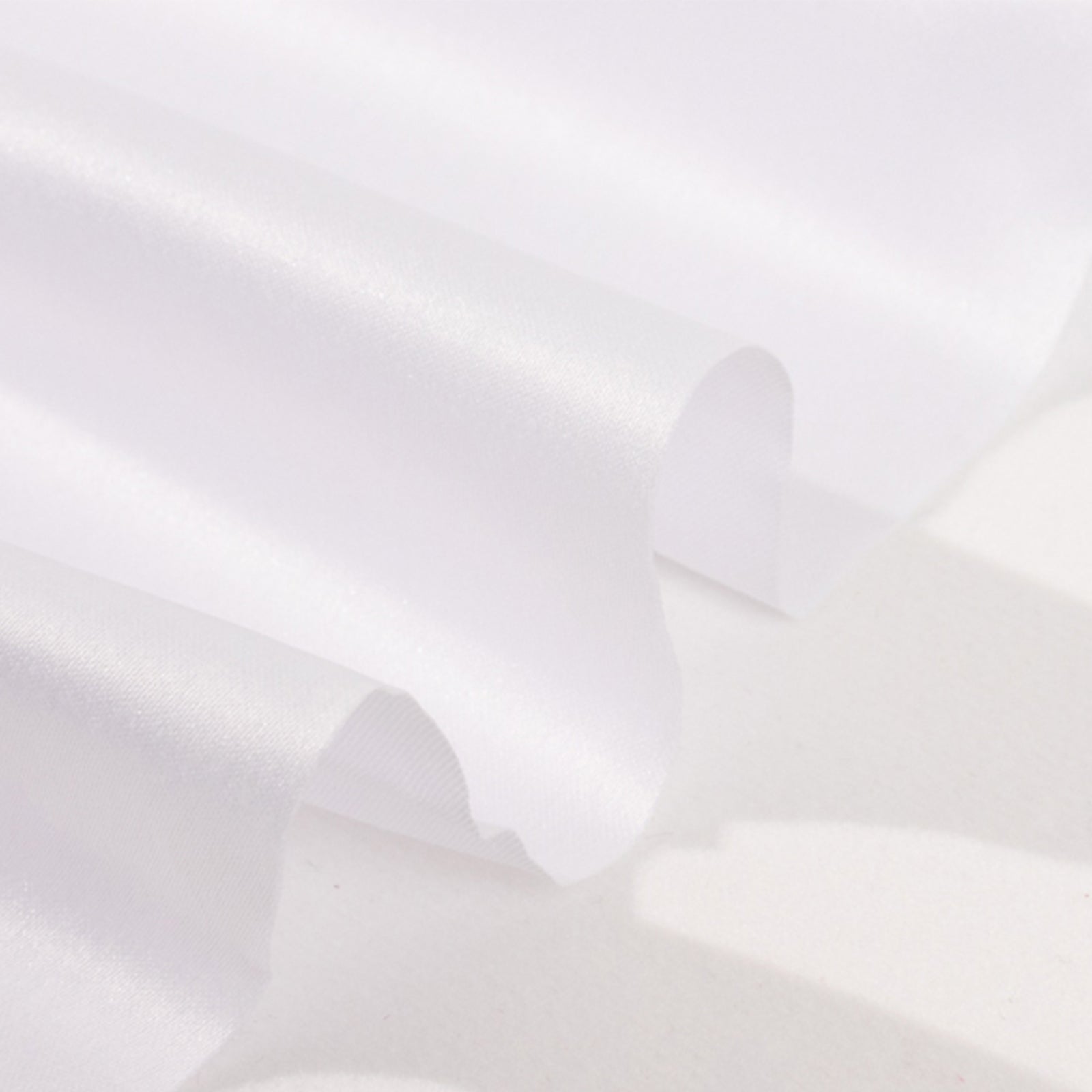 54"x10 Yards White Lamour Satin Fabric Bolt, Heavy Matte Satin Fabric By The Yard