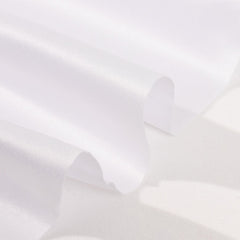 54"x10 Yards White Lamour Satin Fabric Bolt, Heavy Matte Satin Fabric By The Yard