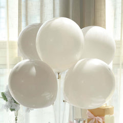 25 Pack 12" Matte Pastel Beige Helium Air Latex Party Balloons