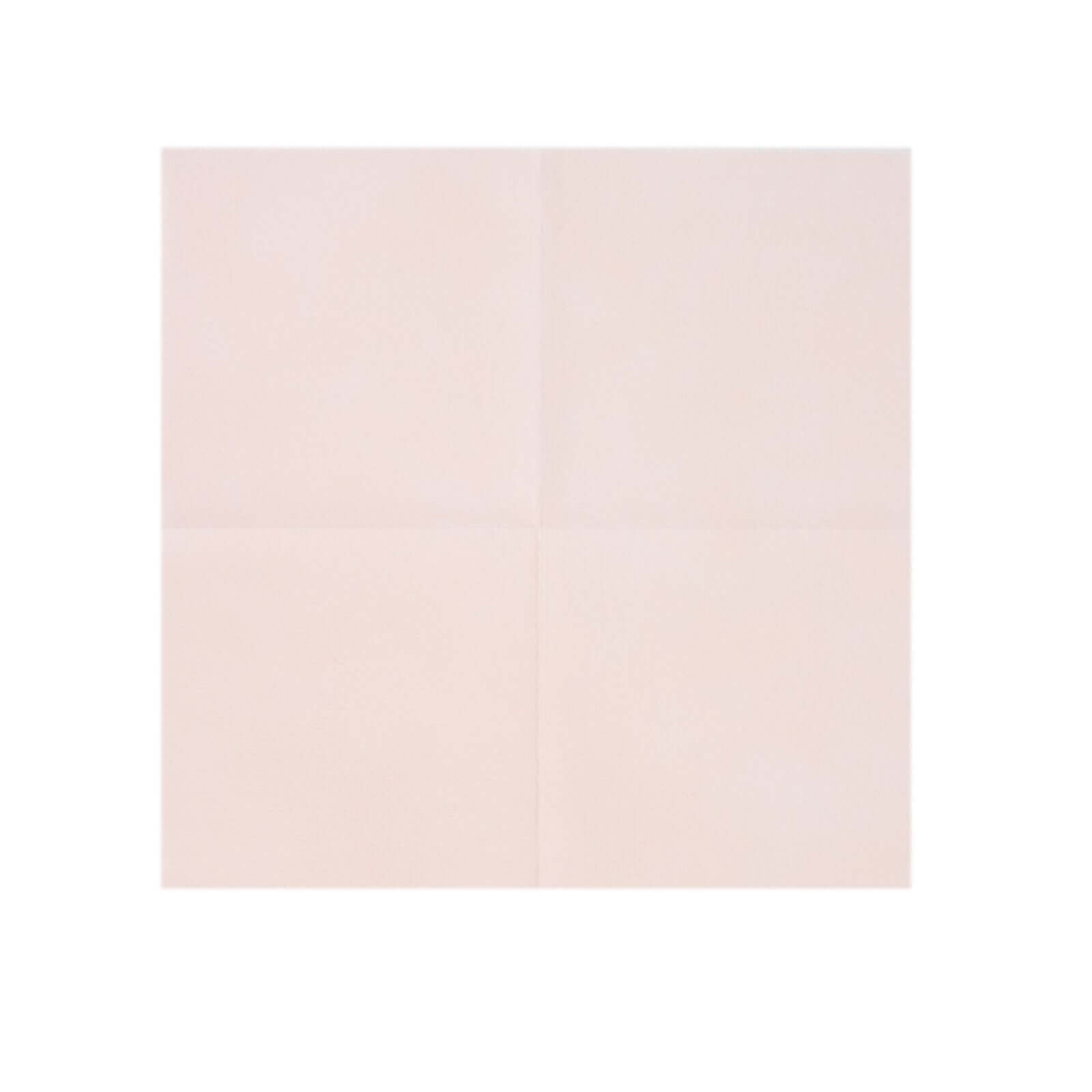 20 Pack Linen-Like Paper 5"x5" Napkins Blush - Highly Absorbent Airlaid Napkins