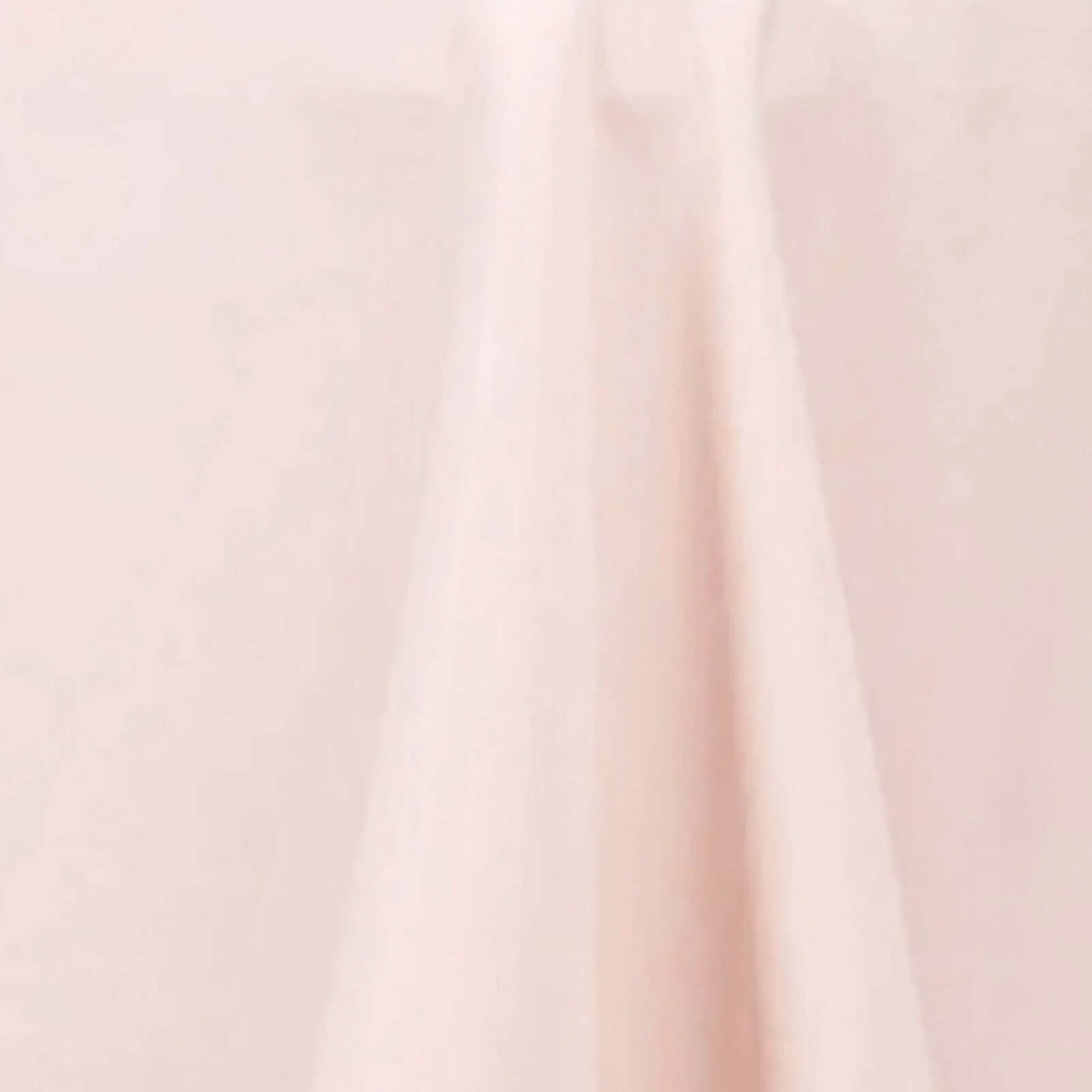 Premium Polyester 132" Round Tablecloth Blush - Seamless 220GSM Wrinkle-Resistant Table Cover