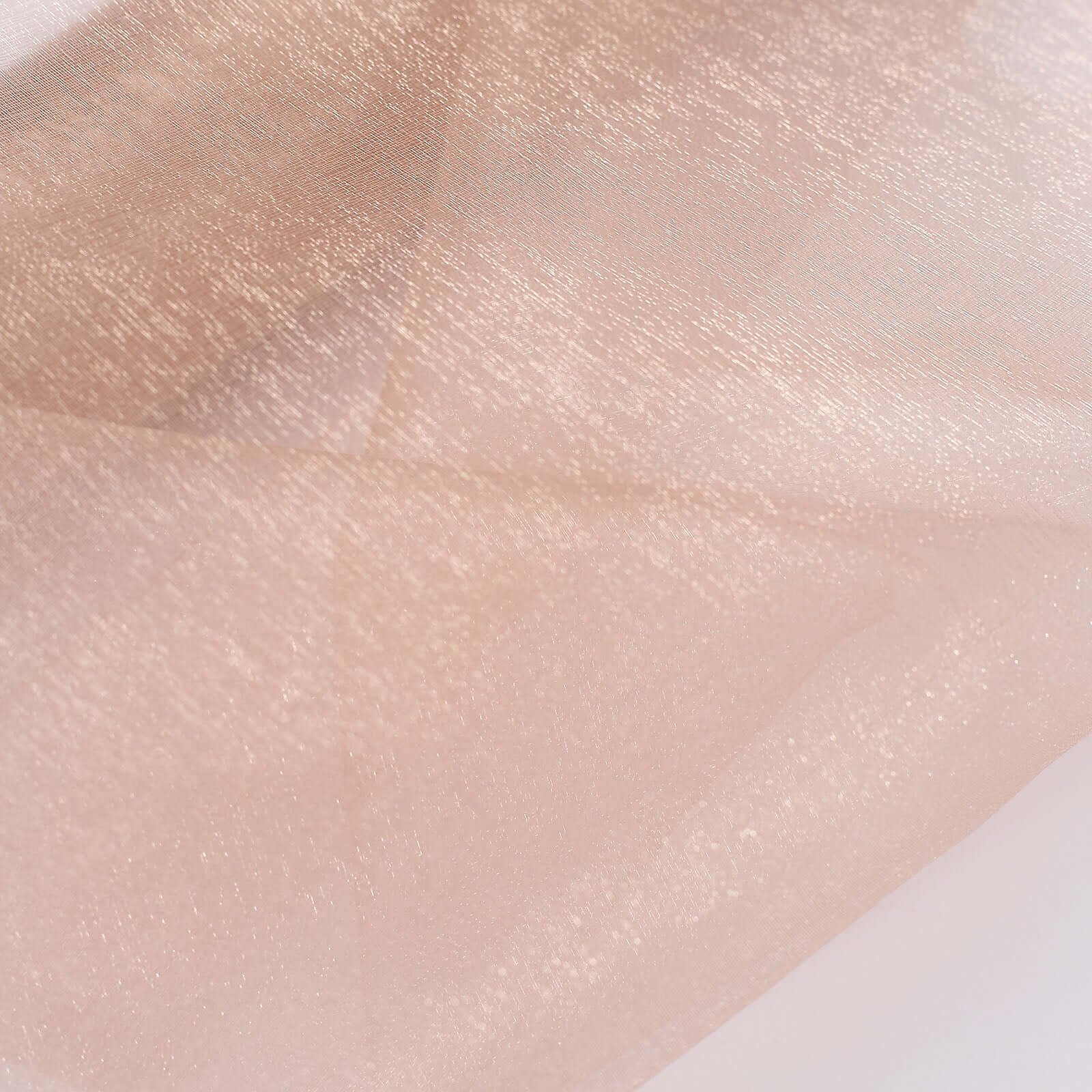 12"x10yd Nude Sheer Chiffon Fabric Bolt, DIY Voile Drapery Fabric