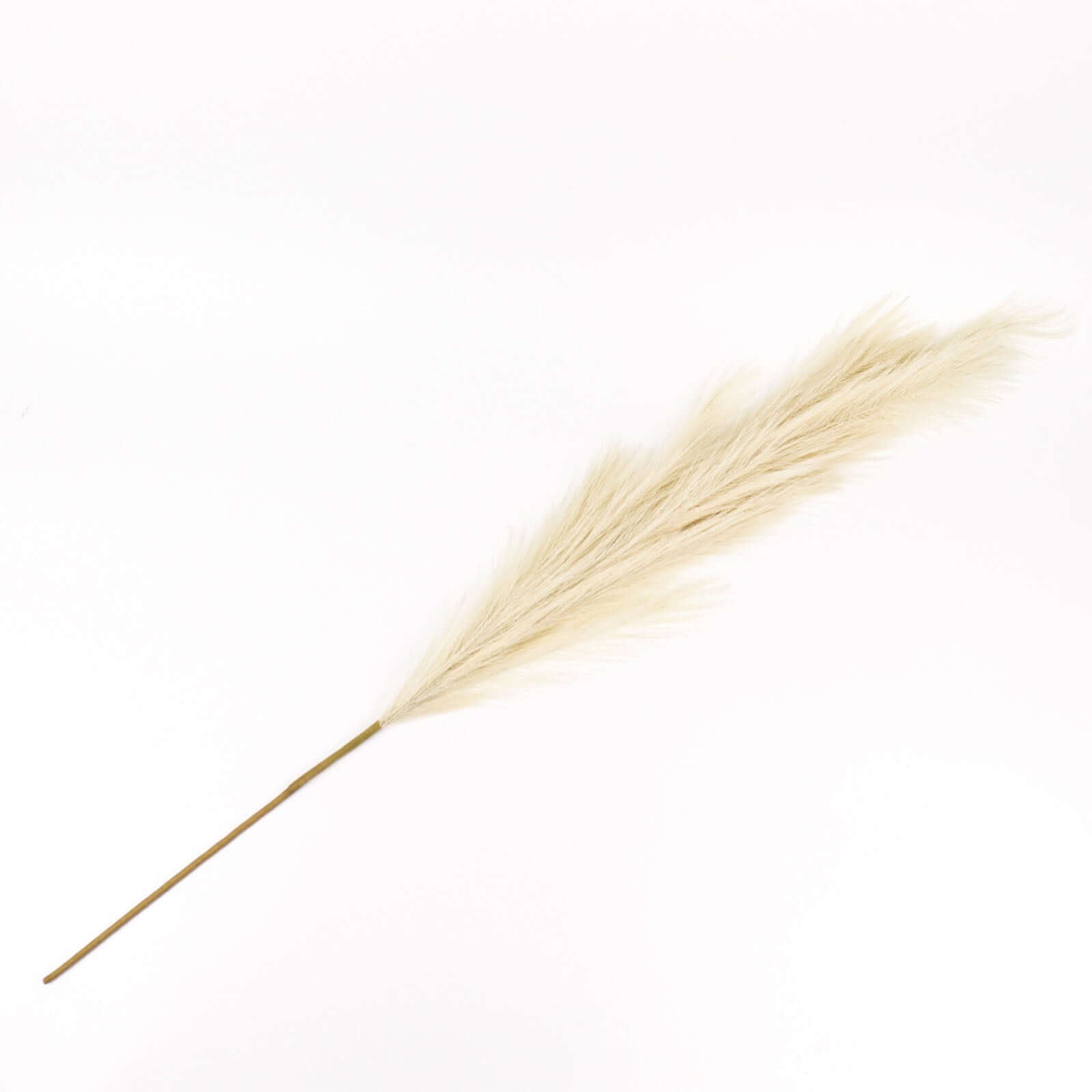 3 Stems Artificial Pampas Grass Decor Cream for Rustic Boho Chic Backdrops Floral Styling & Vase Displays 44"