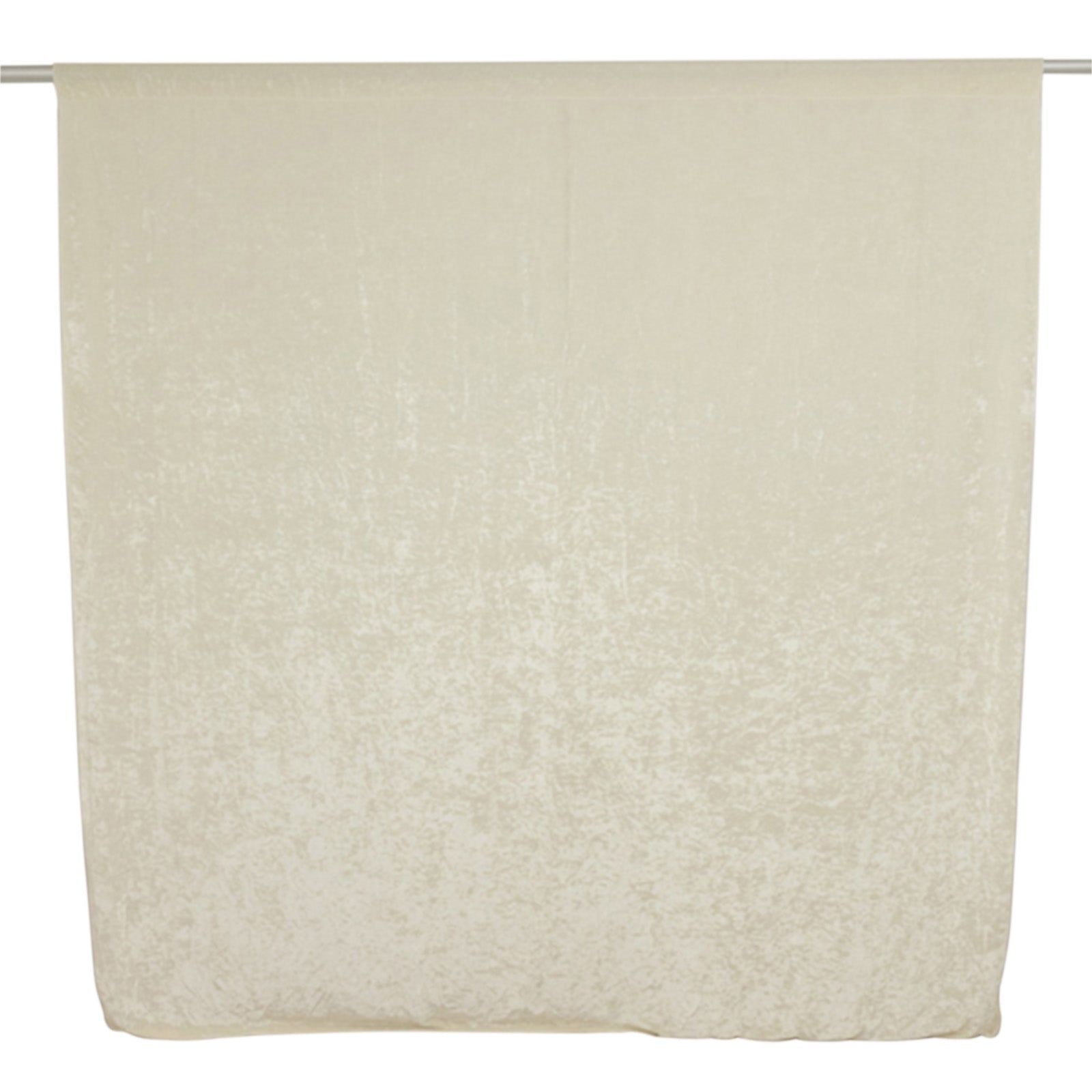 Ivory Crushed Velvet Backdrop Curtain – 8ft x 8ft Event Drape with Rod Pocket, Privacy Panel for Photo Booths & Events