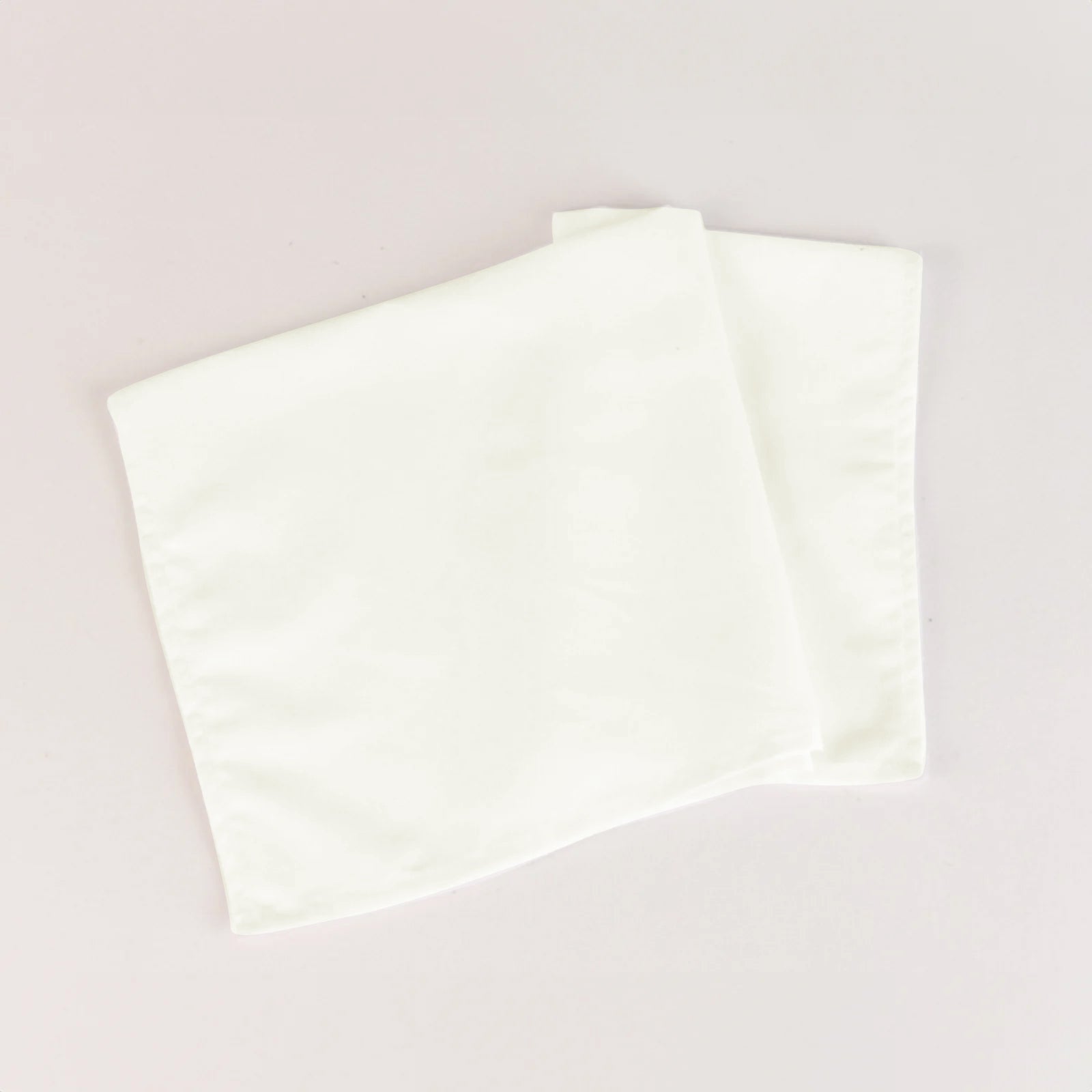 5 Pack Cotton Blend 20"x20" Napkins Ivory - Wrinkle-Resistant & Washable Dinner Napkins
