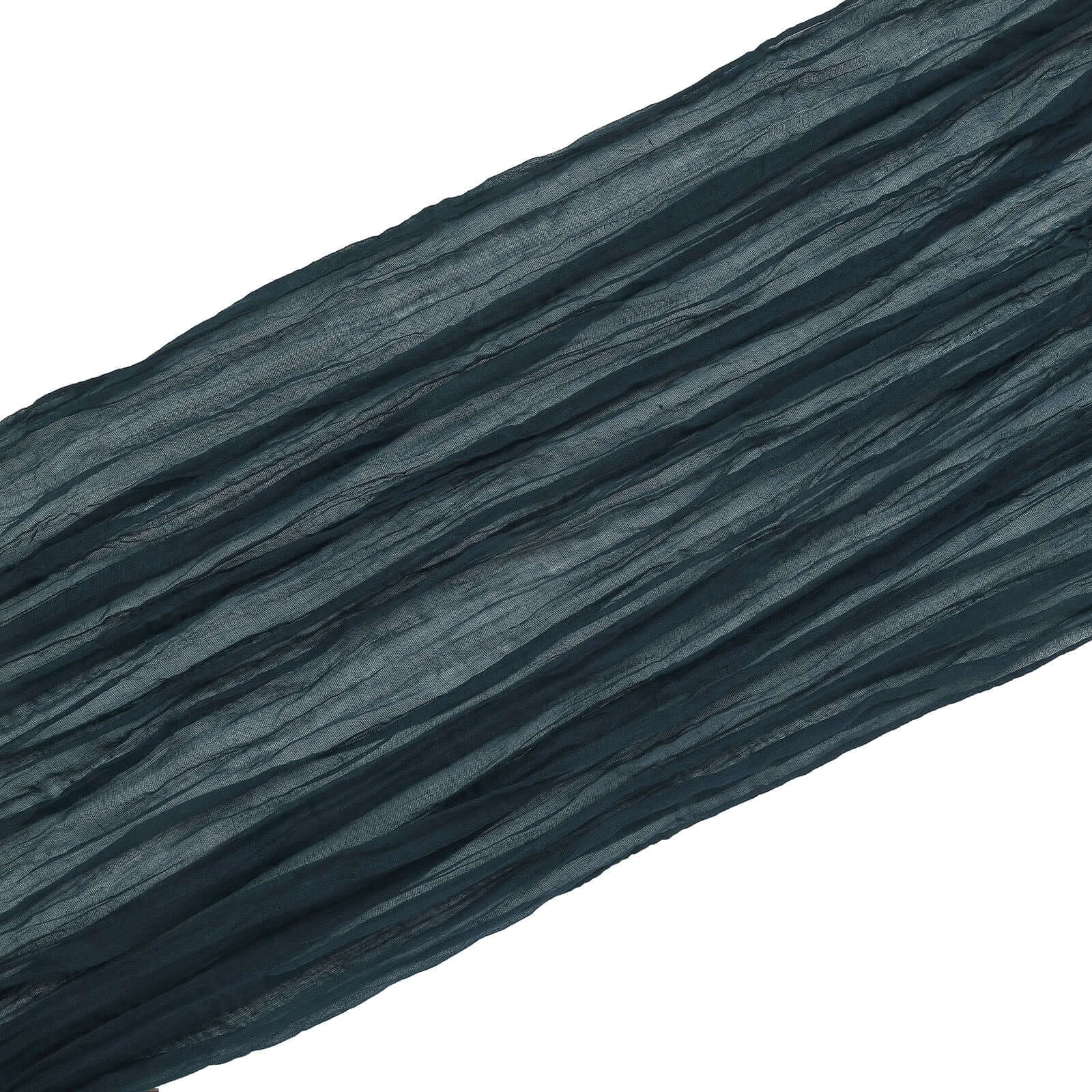 20ft Navy Blue Gauze Cheesecloth Fabric Wedding Arch Drapery, Window Scarf Valance, Boho Decor Arbor Curtain Panel