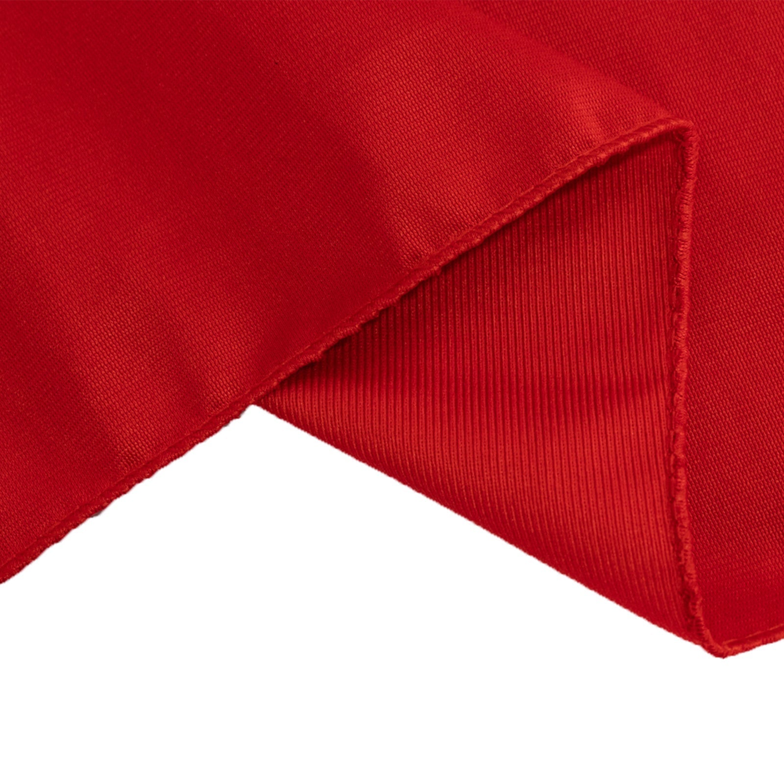 Scuba Polyester 24"x72" Wide Table Runner Red - Wrinkle-Free Table Linen