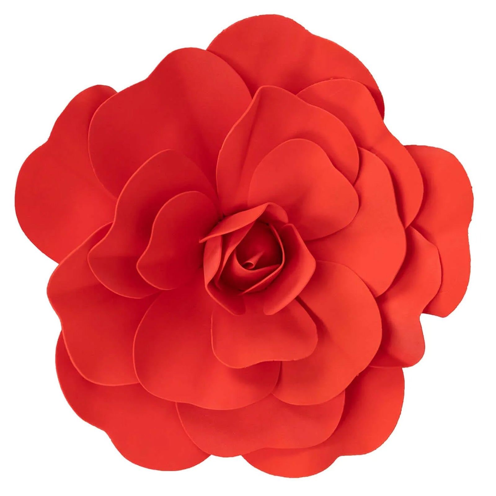 4 Pack 16" Large Red Real Touch Artificial Foam DIY Craft Roses