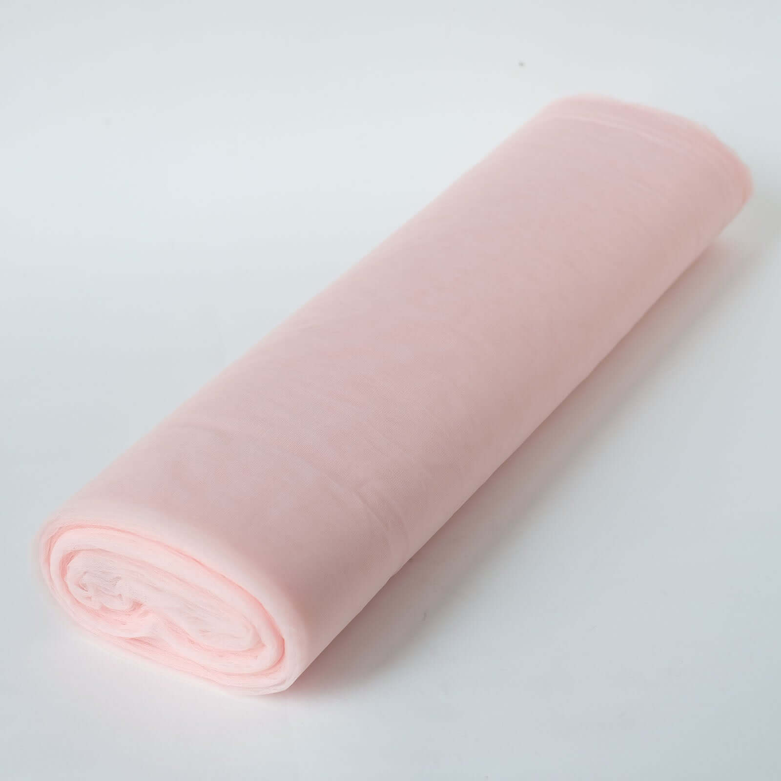108"x50 Yards Blush Tulle Fabric Bolt, DIY Craft Fabric Roll