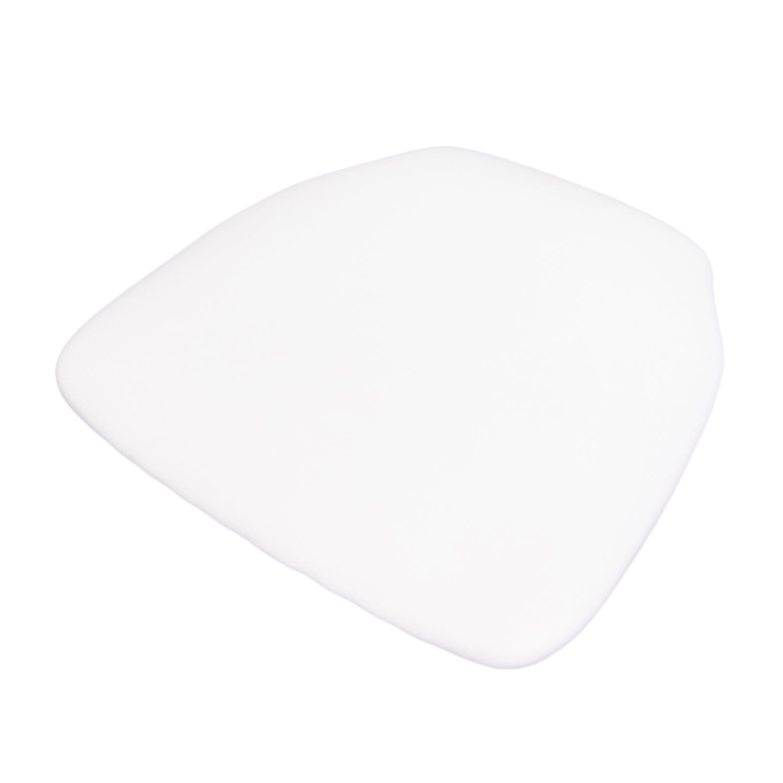 5 Pack Spandex Seat Pad Slipcovers for Chiavari White - Washable Stretch Fitted Design for Dining Chairs