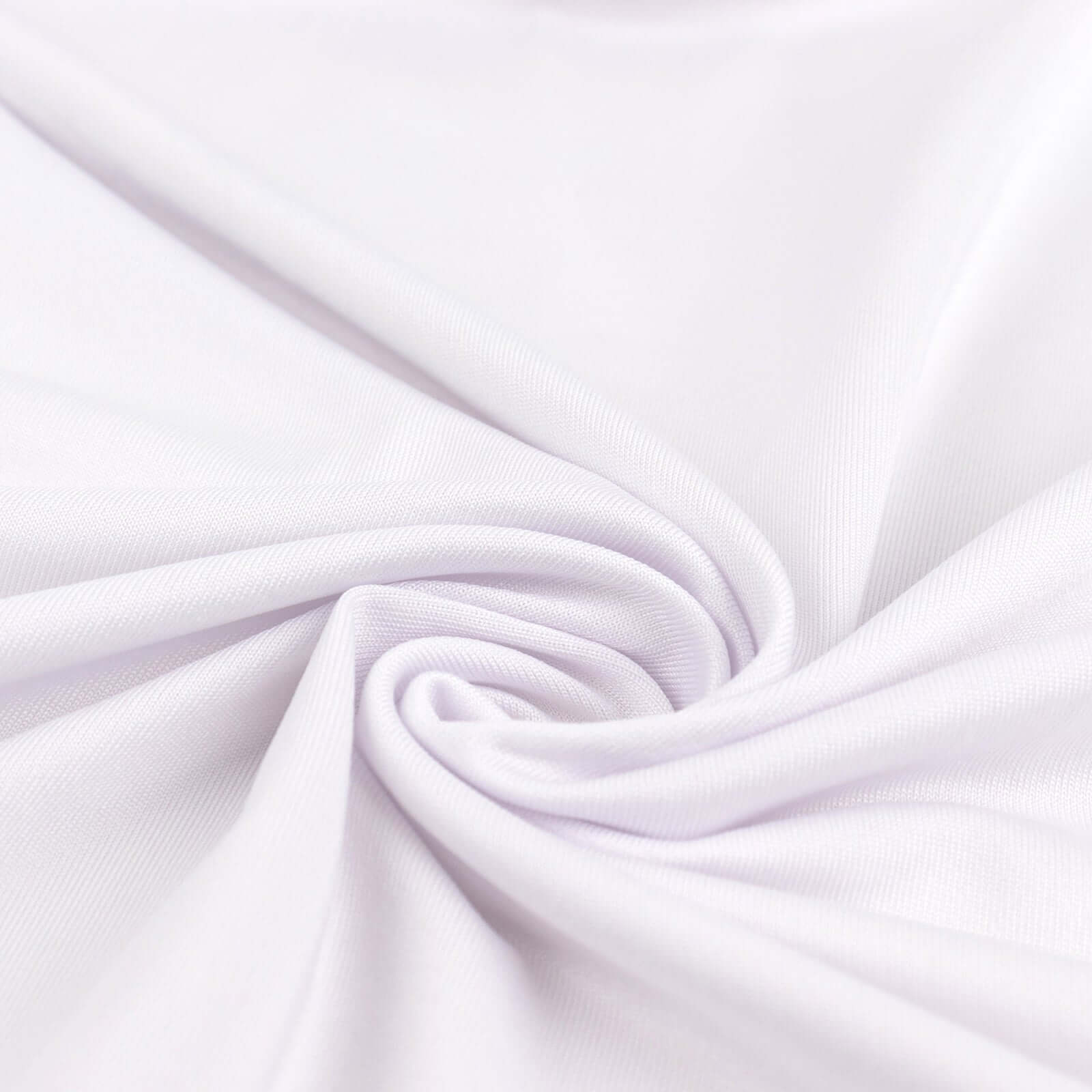 White Spandex 4-Way Stretch Fabric Roll, DIY Craft Fabric Bolt- 60"x10 Yards