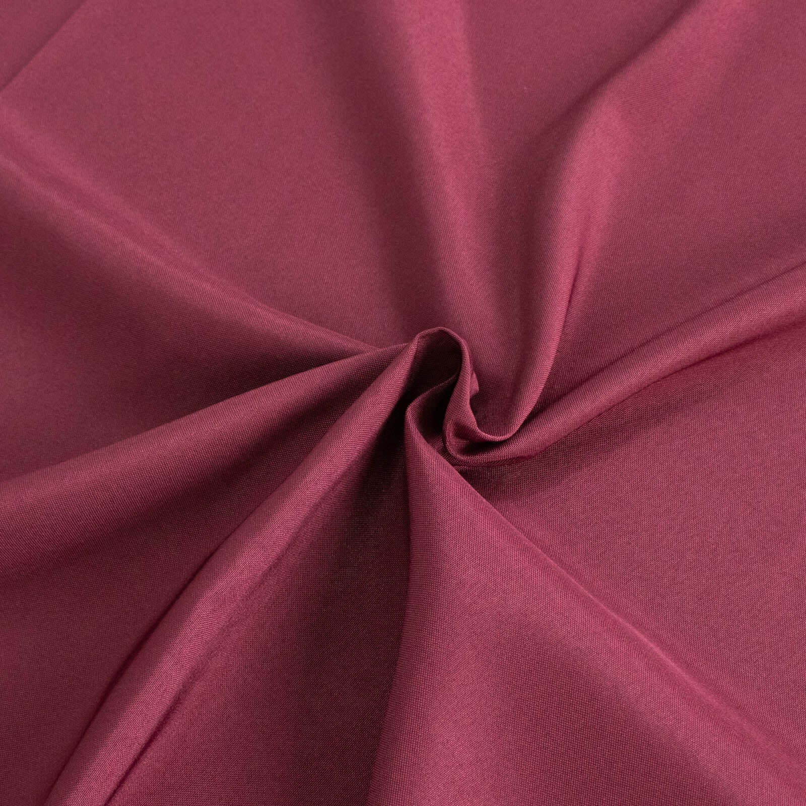 Premium Polyester 60"x102" Rectangle Tablecloth Burgundy - Durable 220GSM Wrinkle-Resistant Table Cover