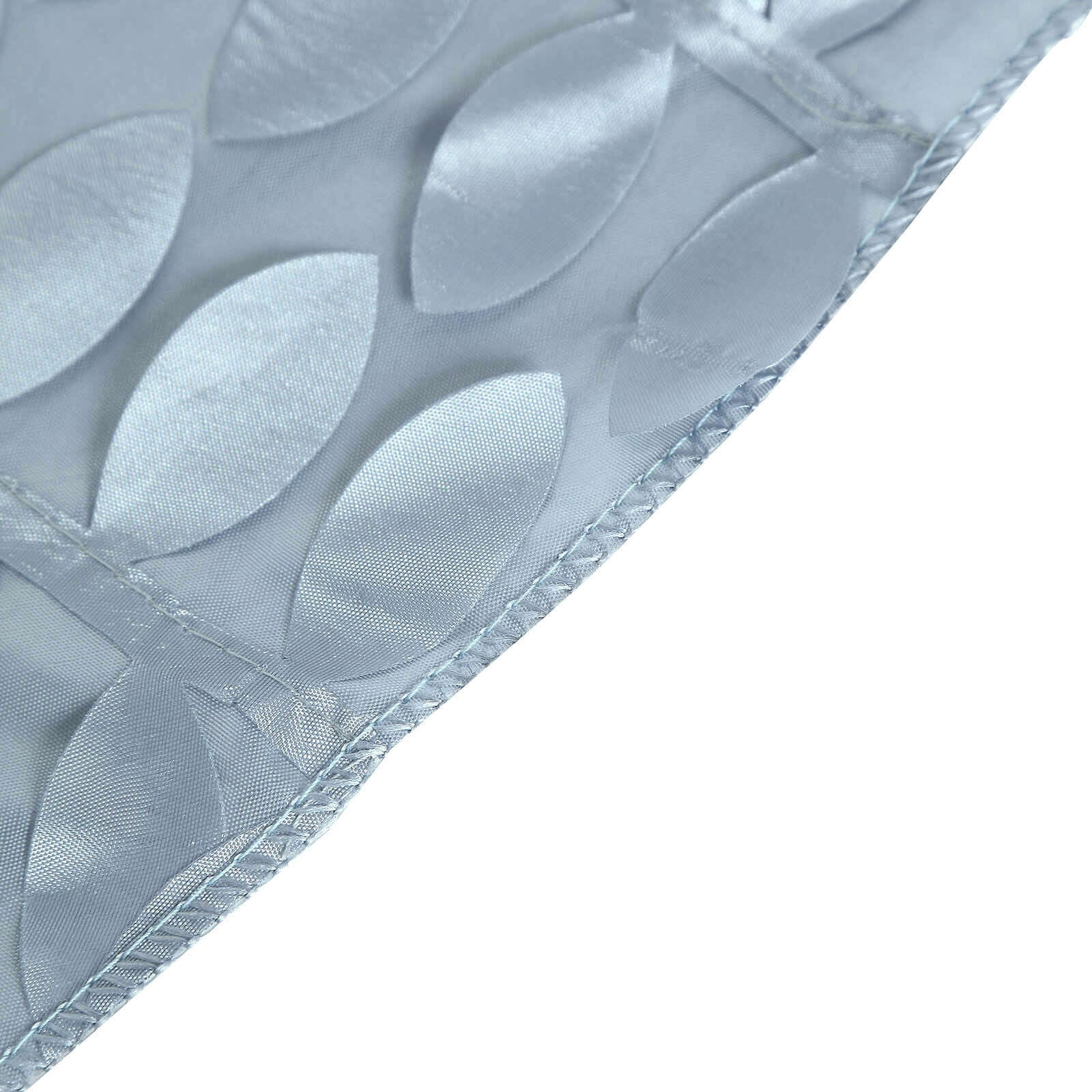 Taffeta 54"x54" Square Tablecloth Dusty Blue 3D Leaf Petal Table Cover