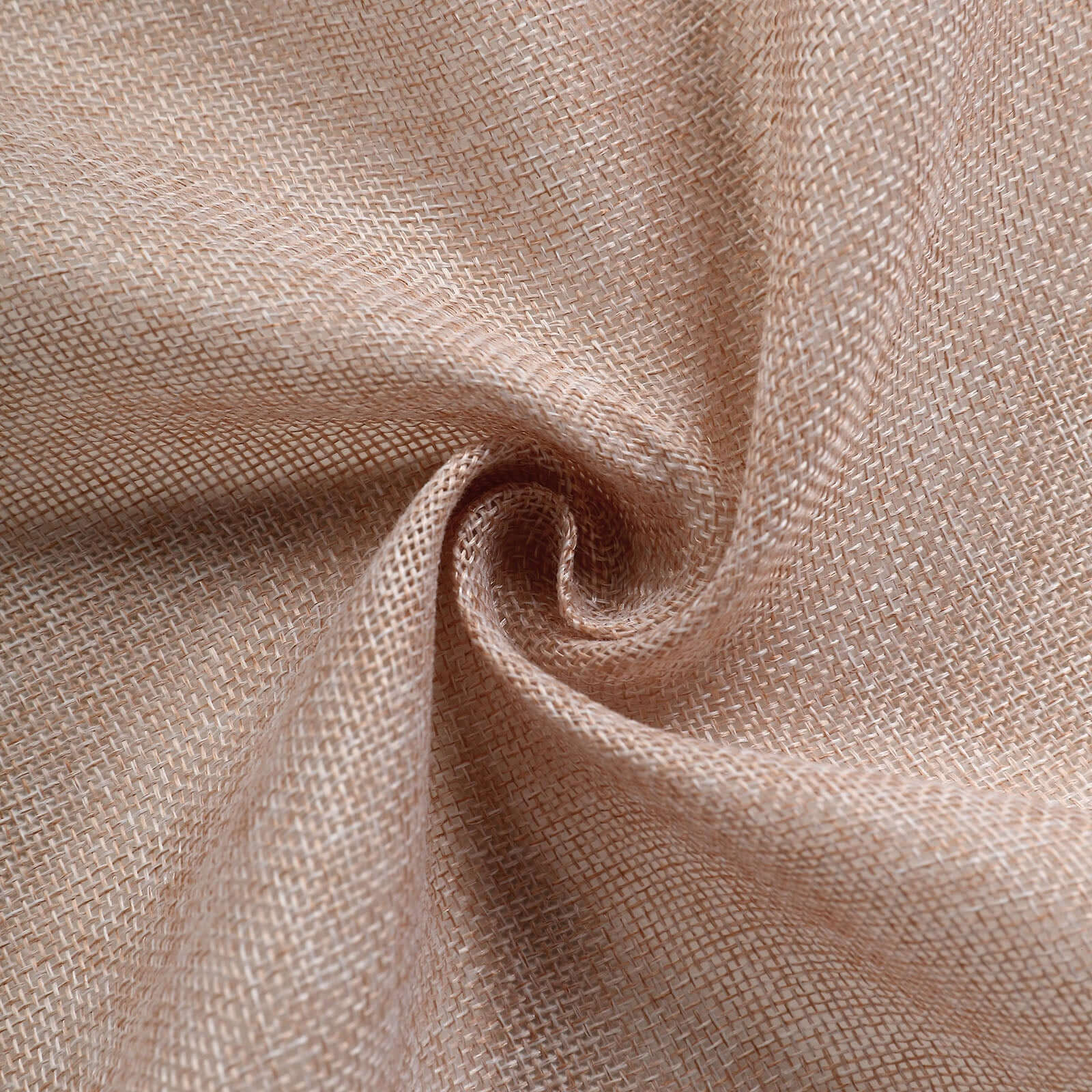 Faux Linen 14"x108" Table Runner Dusty Rose - Rustic Style Table Decor