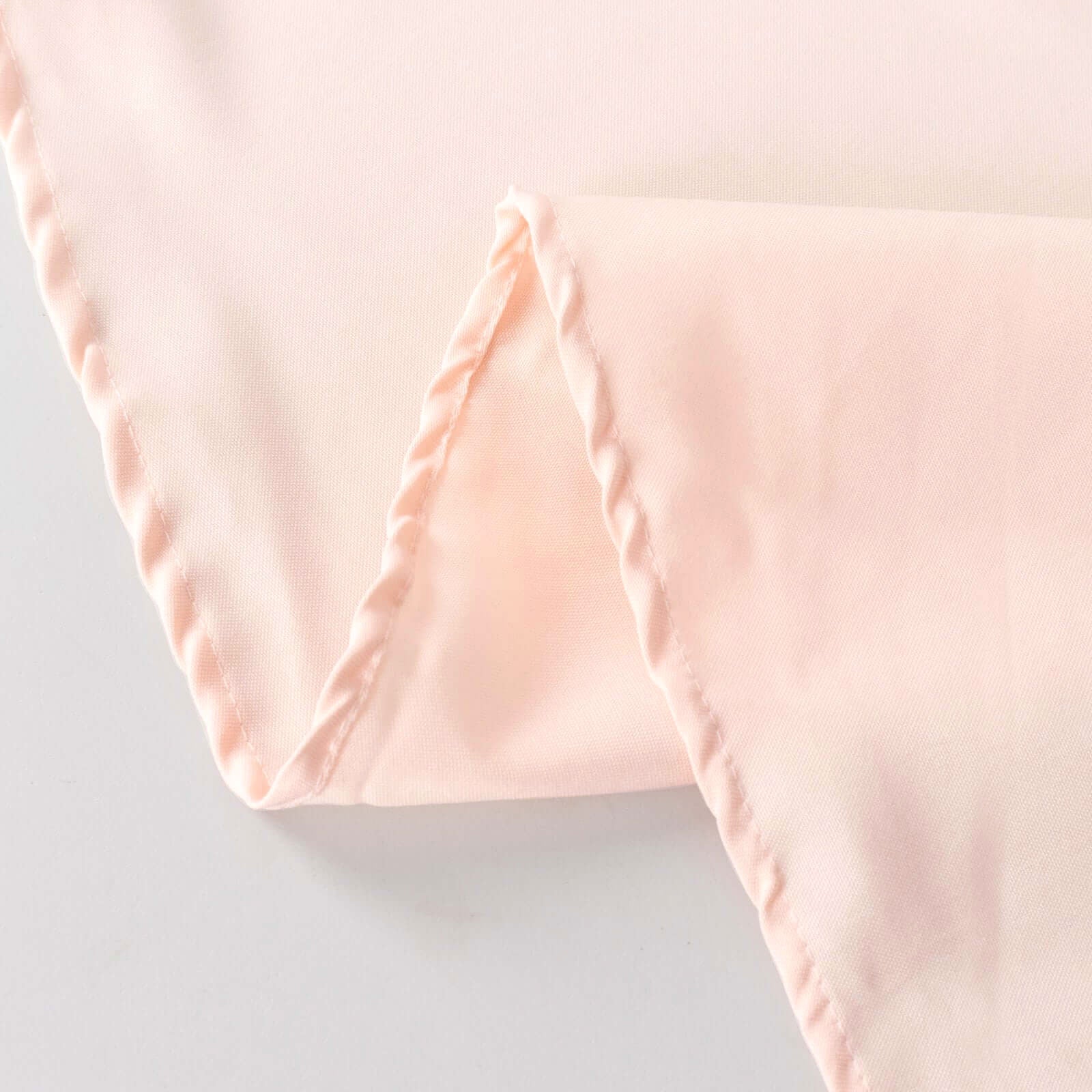 Premium Polyester 108" Round Tablecloth Blush - Wrinkle-Resistant 220GSM Table Cover