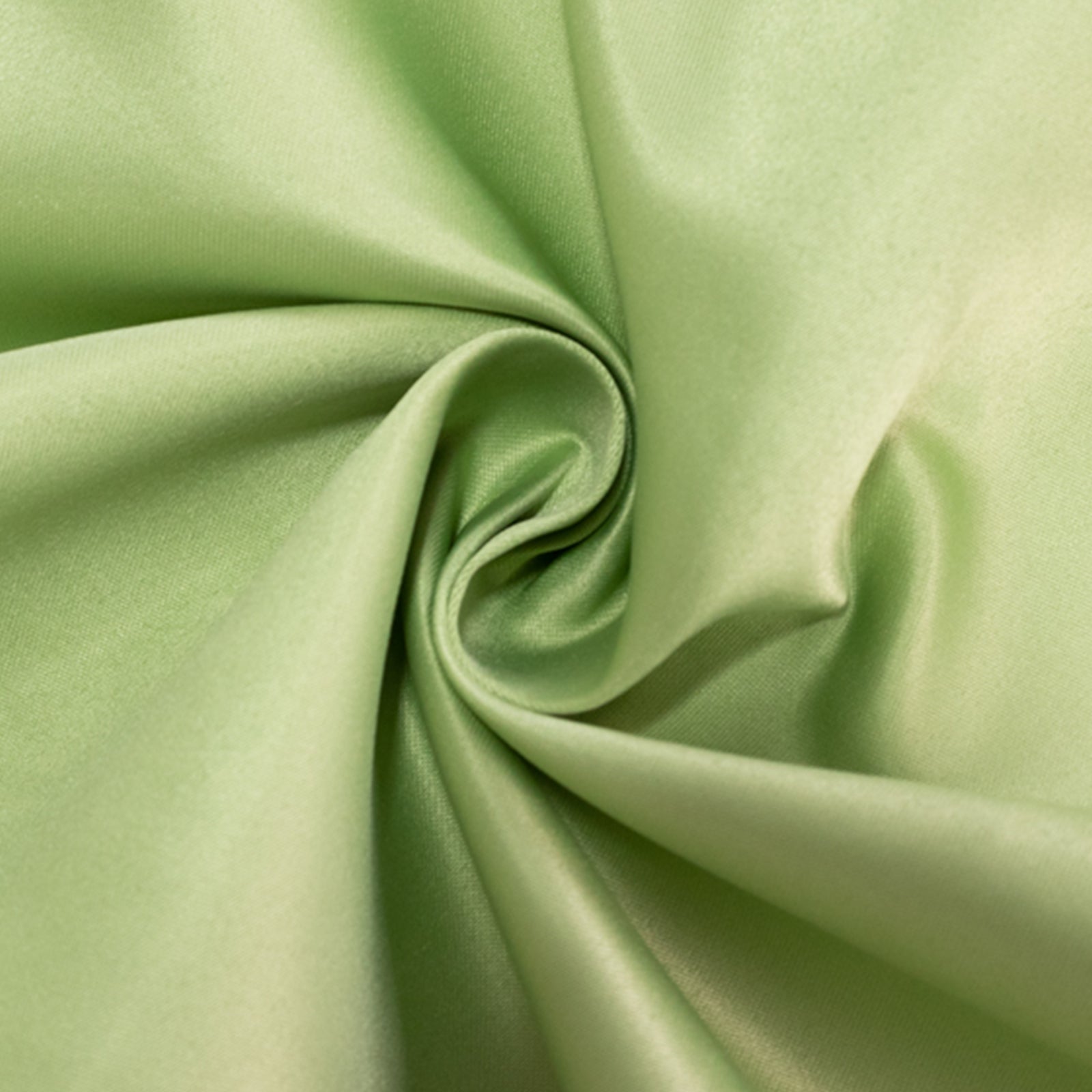 Lamour Satin 90"x132" Rectangle Tablecloth Sage Green - Soft & Silk-Like Seamless Table Cover