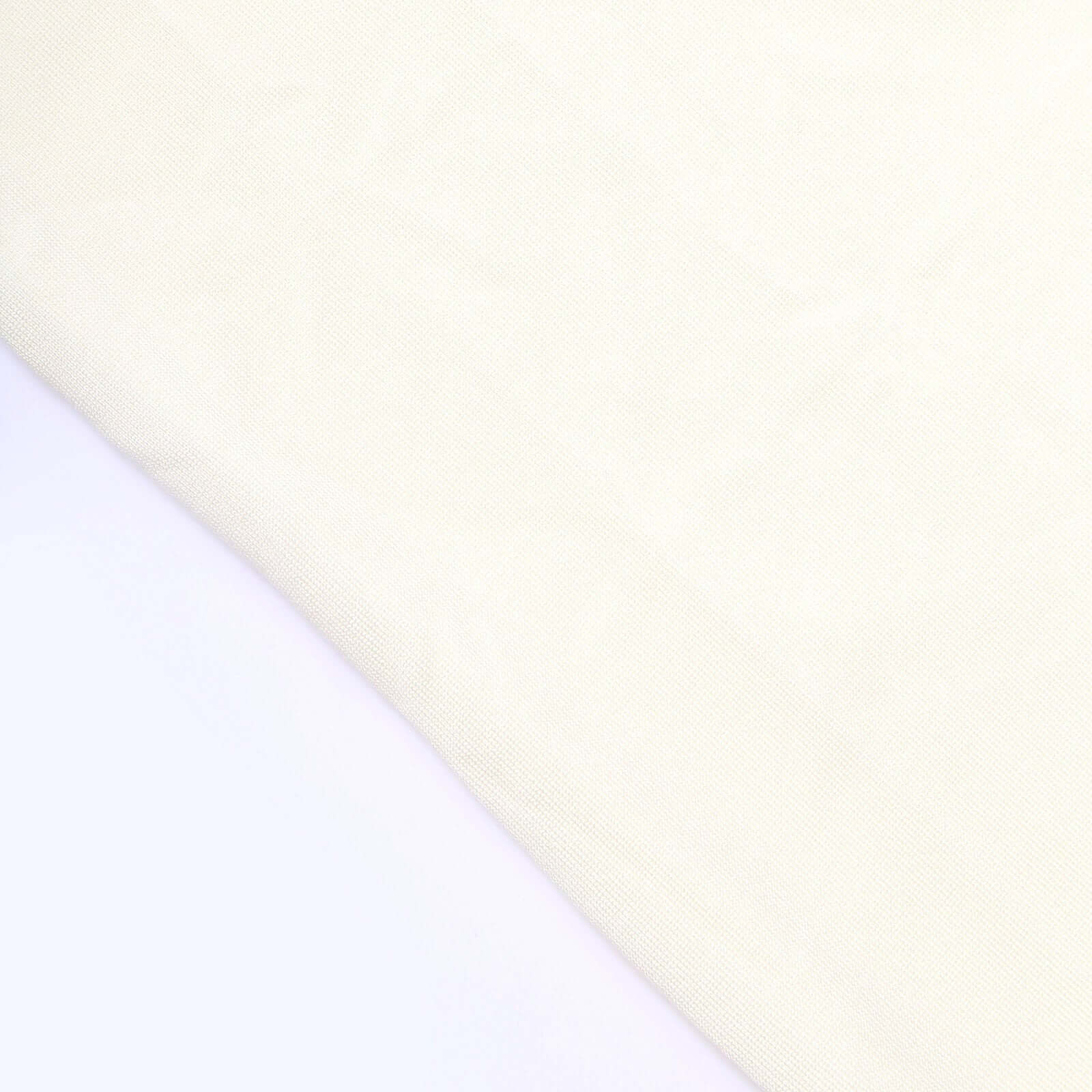 8ft Ivory Spandex Fitted Open Arch Wedding Arch Cover, Double-Sided U-Shaped Backdrop Slipcover