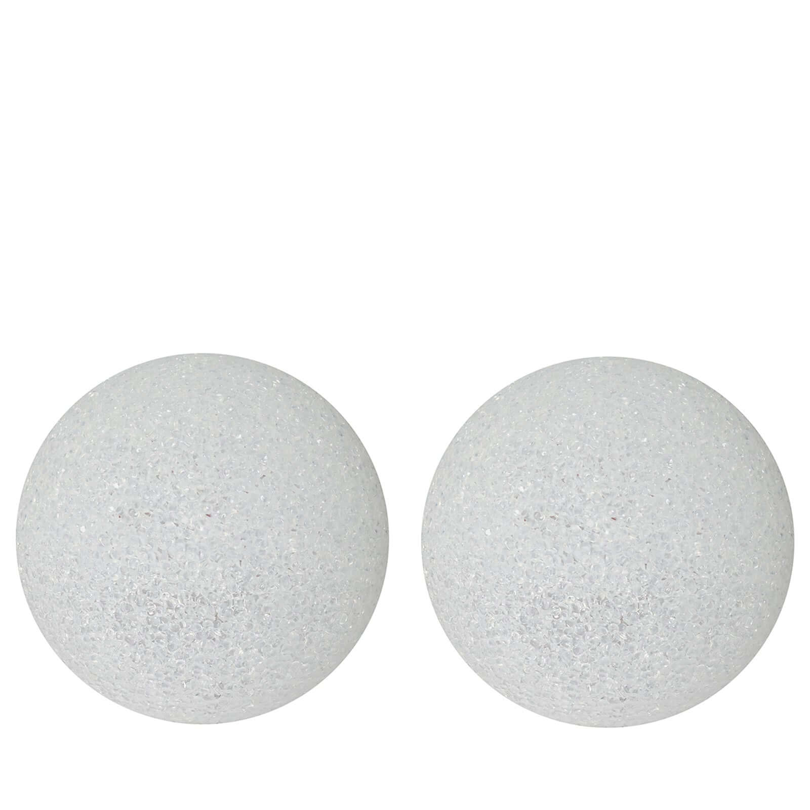 2-Pack LED Light Globes Color Changing - Battery Operated Ball Centerpieces 6"