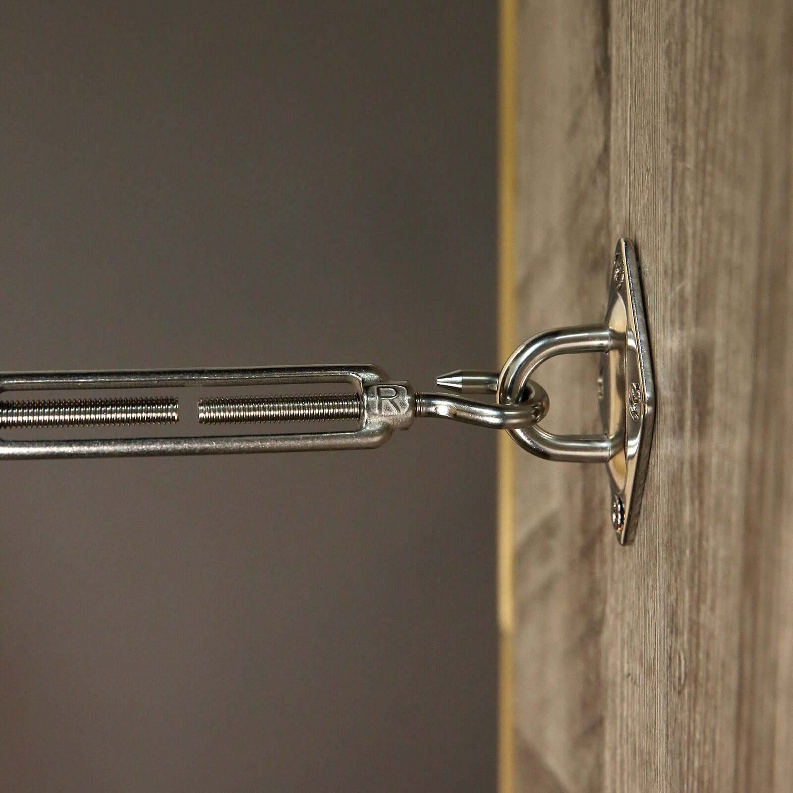 Triangle Stainless Steel Sun Shade Sail Installation Hardware Kit