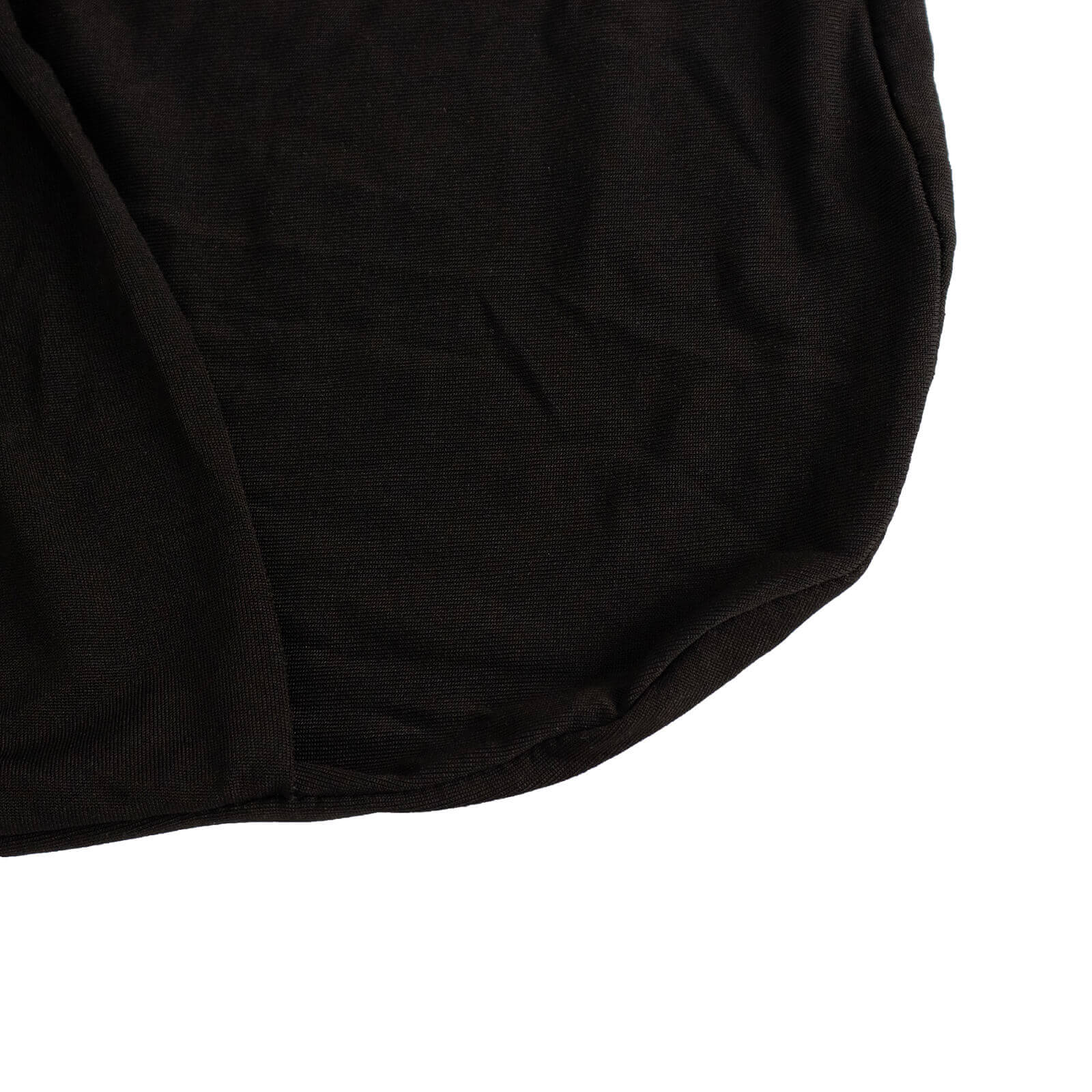 Spandex Chair Cover with Silver Rhinestone Buckled Sash Band Black - Stylish Stretch Fitted Slipcover for Banquets & Events