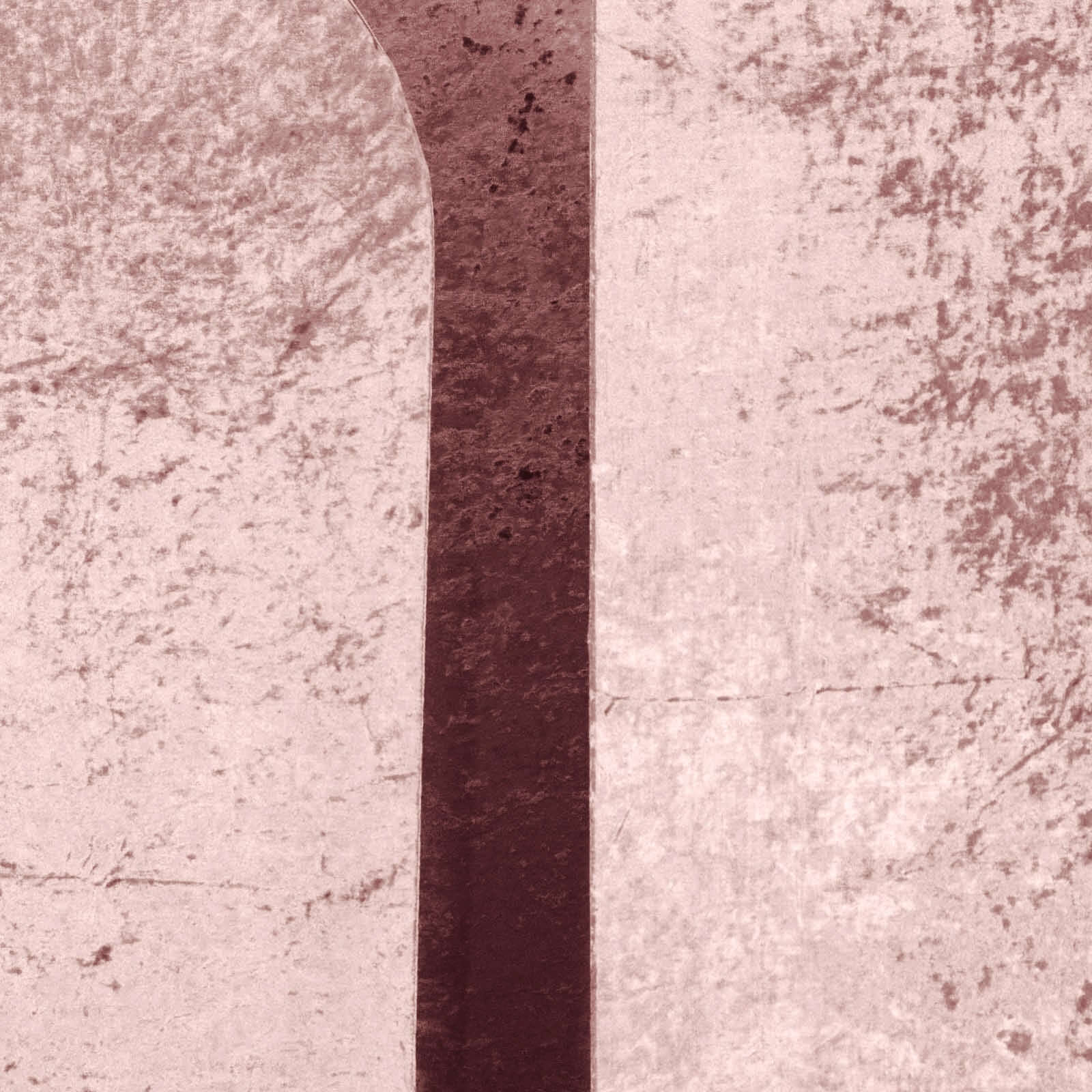 Set of 3 Dusty Rose Crushed Velvet Chiara Backdrop Stand Covers For Round Top Wedding Arches - 5ft, 6ft, 7ft