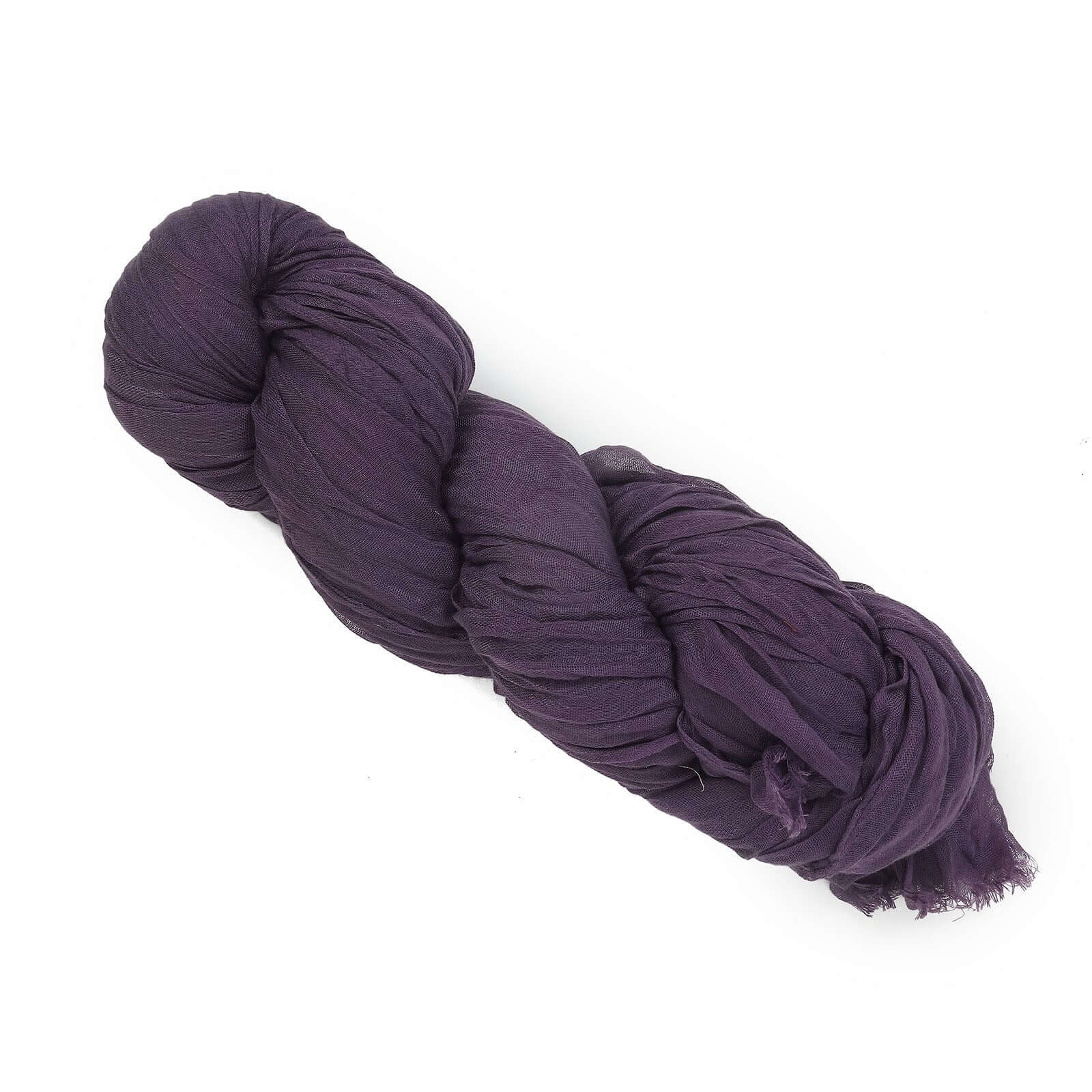 20ft Purple Gauze Cheesecloth Fabric Wedding Arch Drapery, Window Scarf Valance, Boho Decor Arbor Curtain Panel