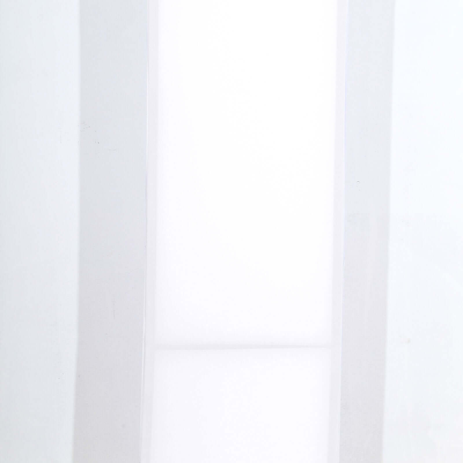 8ft White Spandex Fitted Open Arch Wedding Arch Cover, Double-Sided U-Shaped Backdrop Slipcover