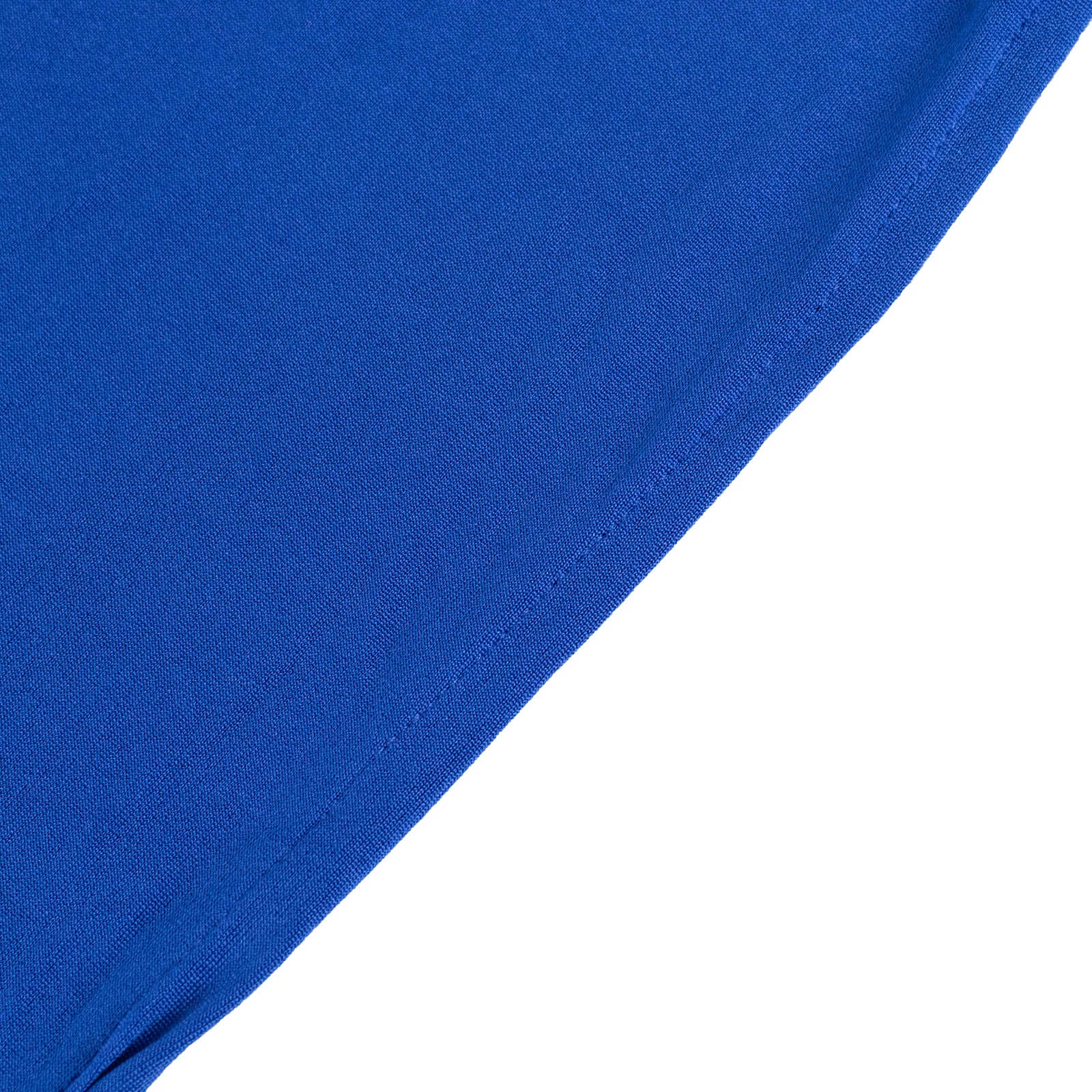 Stretch Spandex 5ft Round Tablecloth Royal Blue - Durable Form-Fitting Table Cover