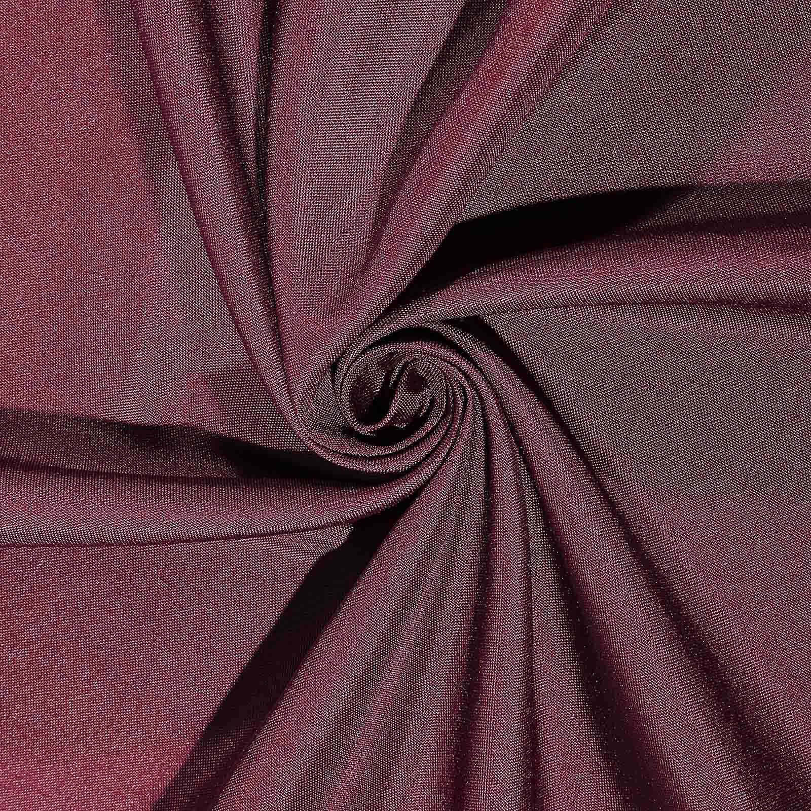 Polyester 70"x70" Table Overlay Square Tablecloth Burgundy - Wrinkle-Resistant & Durable Table Cover