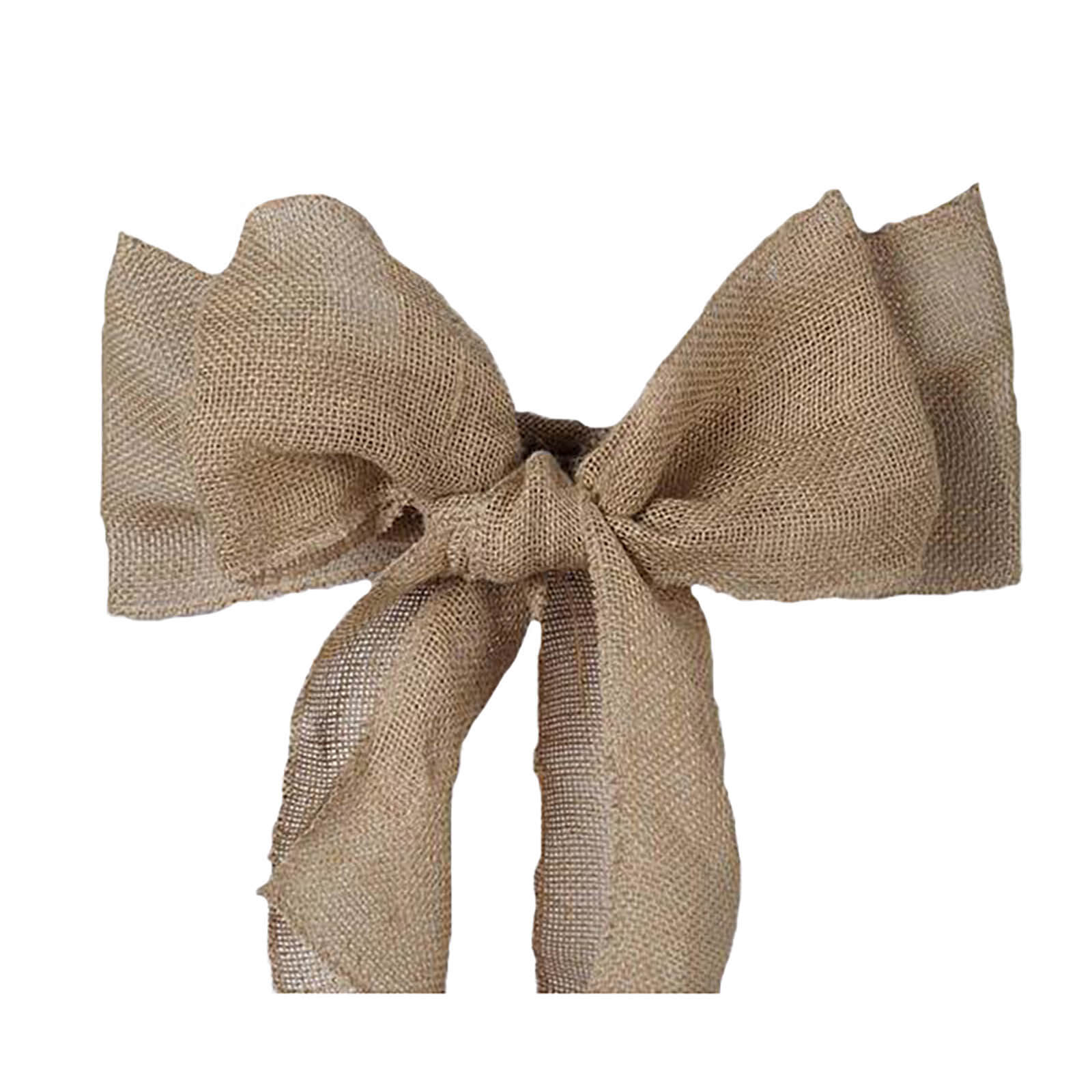 Burlap Chair Sash Natural 6"x108" Rustic Jute - Premium Design for Weddings & Gatherings