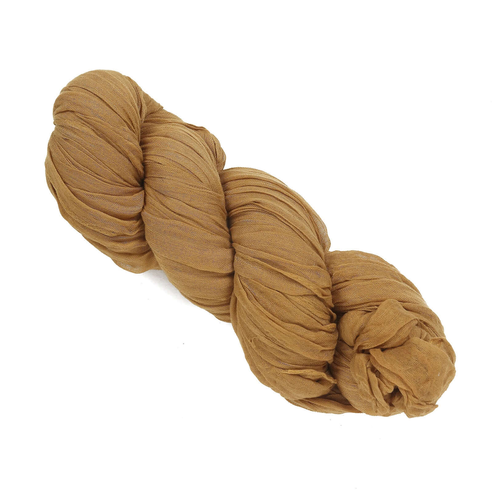 20ft Gold Gauze Cheesecloth Fabric Wedding Arch Drapery, Window Scarf Valance, Boho Decor Arbor Curtain Panel