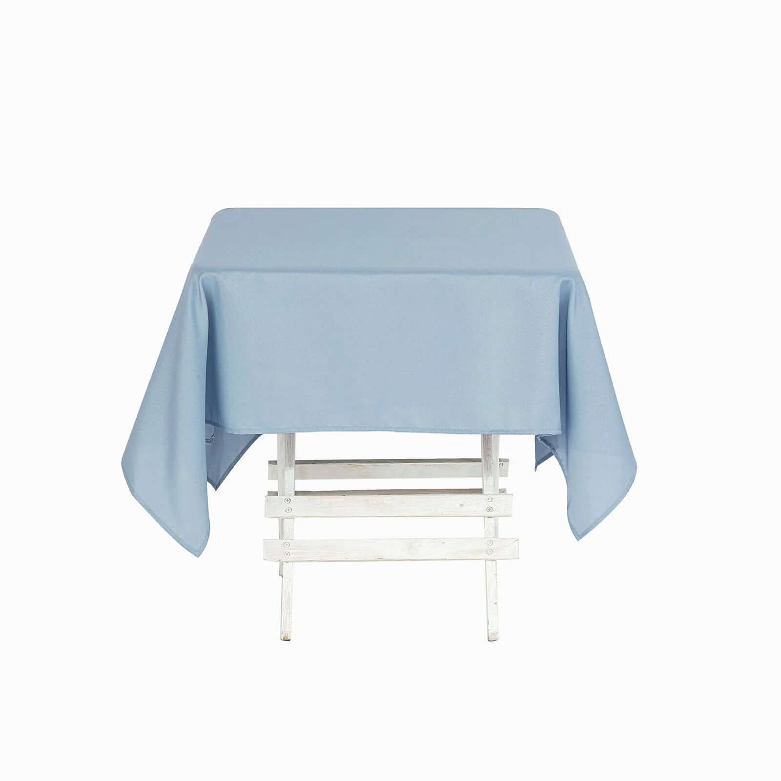 Polyester Square 70"x70" Tablecloth Dusty Blue - Wrinkle-Resistant & Durable Table Cover