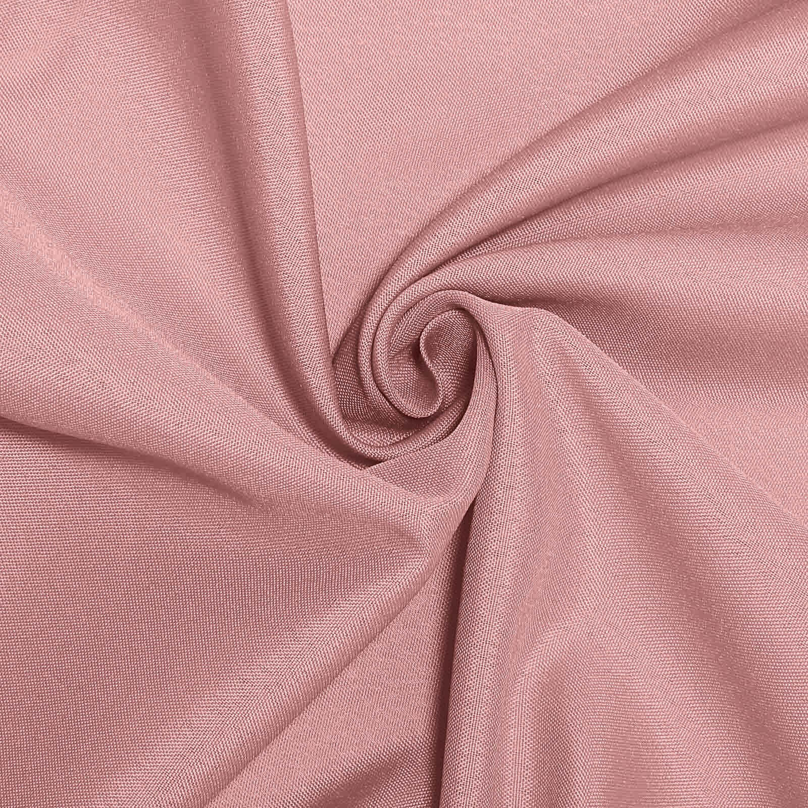 Polyester Square 90"x90" Tablecloth Dusty Rose - Wrinkle-Resistant & Durable Table Cover