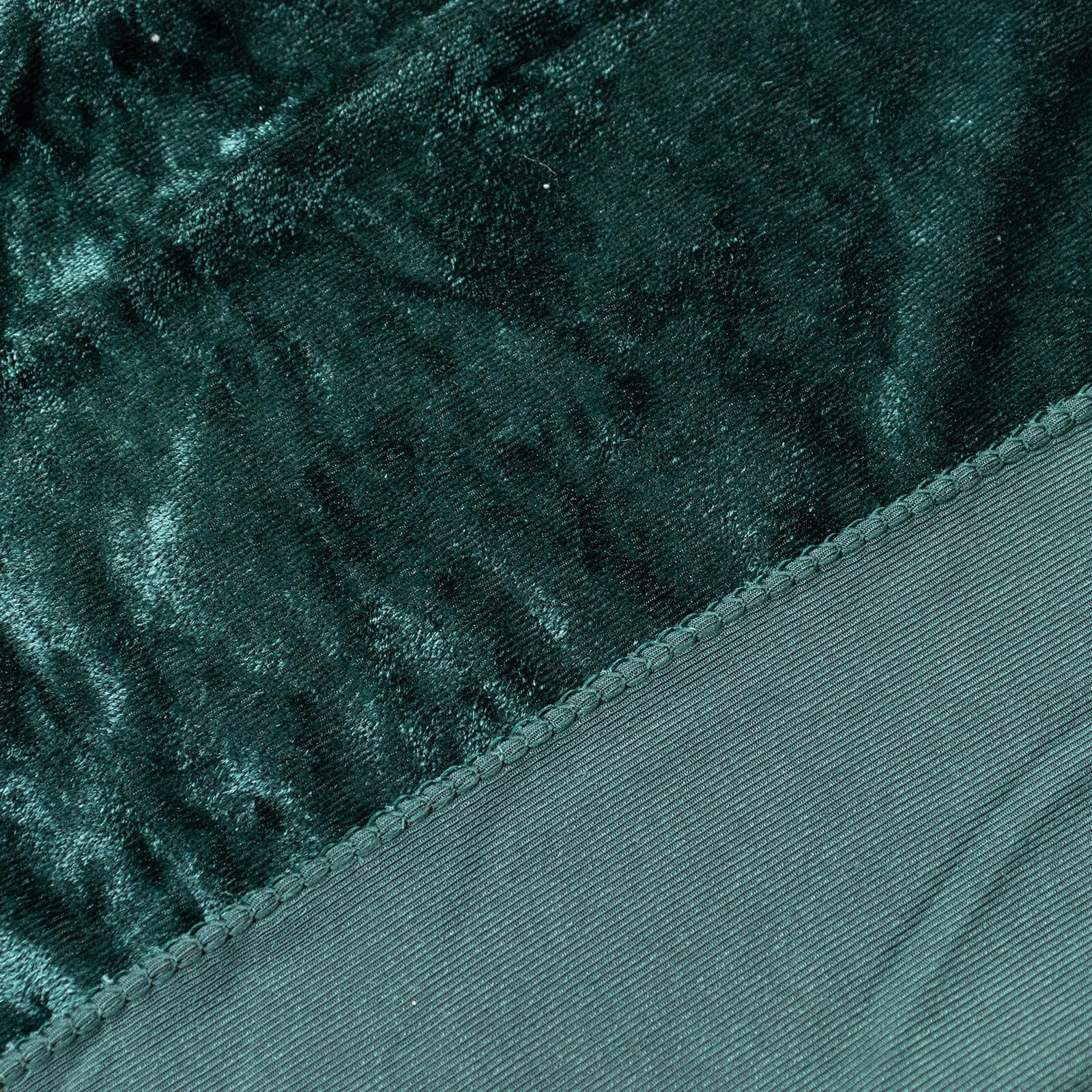 Hunter Emerald Green Crushed Velvet Backdrop Curtain – 8ft x 8ft Event Drape with Rod Pocket, Privacy Panel for Photo Booths & Events