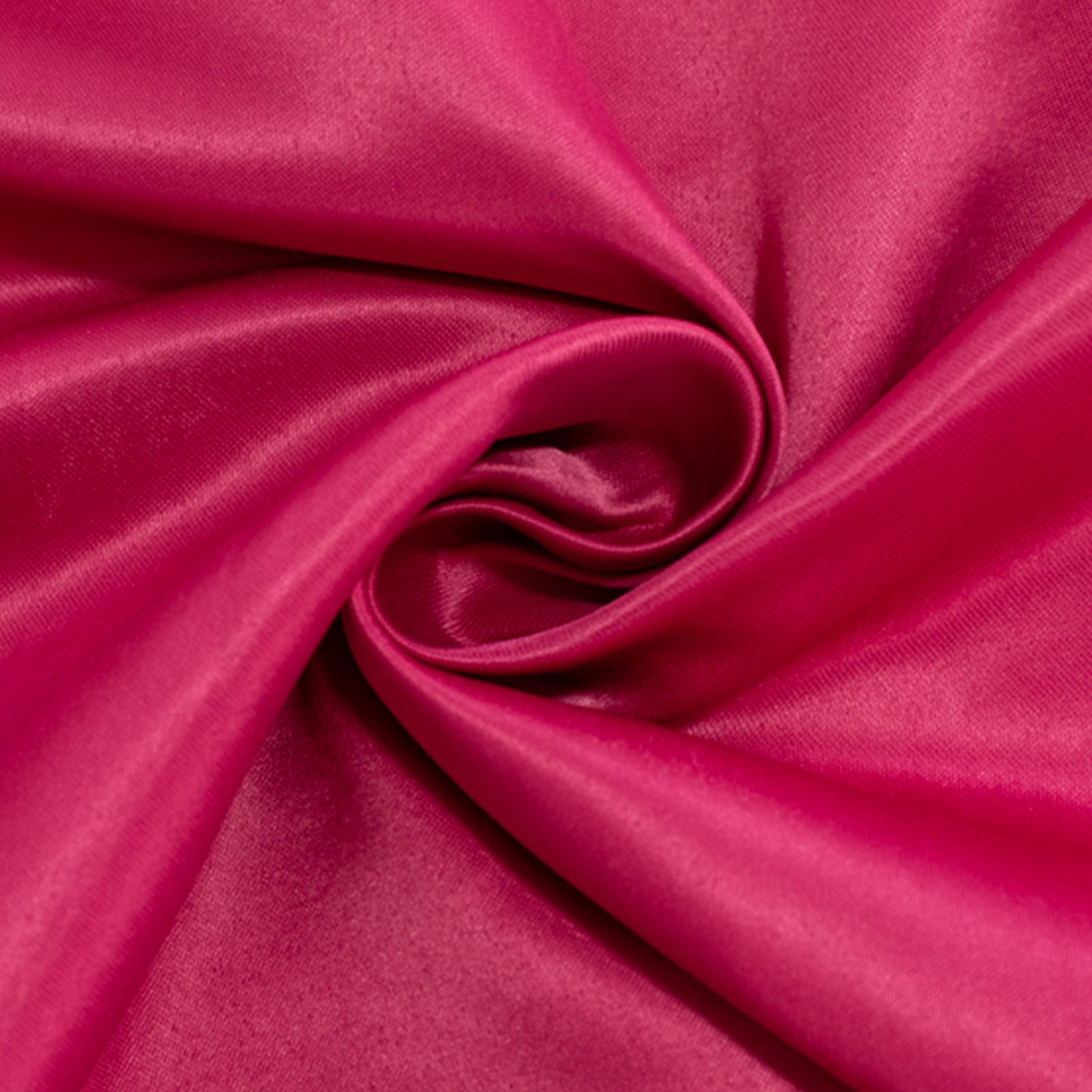 Lamour Satin 120" Round Tablecloth Fuchsia - Seamless Table Cover with Soft Tempered Sheen