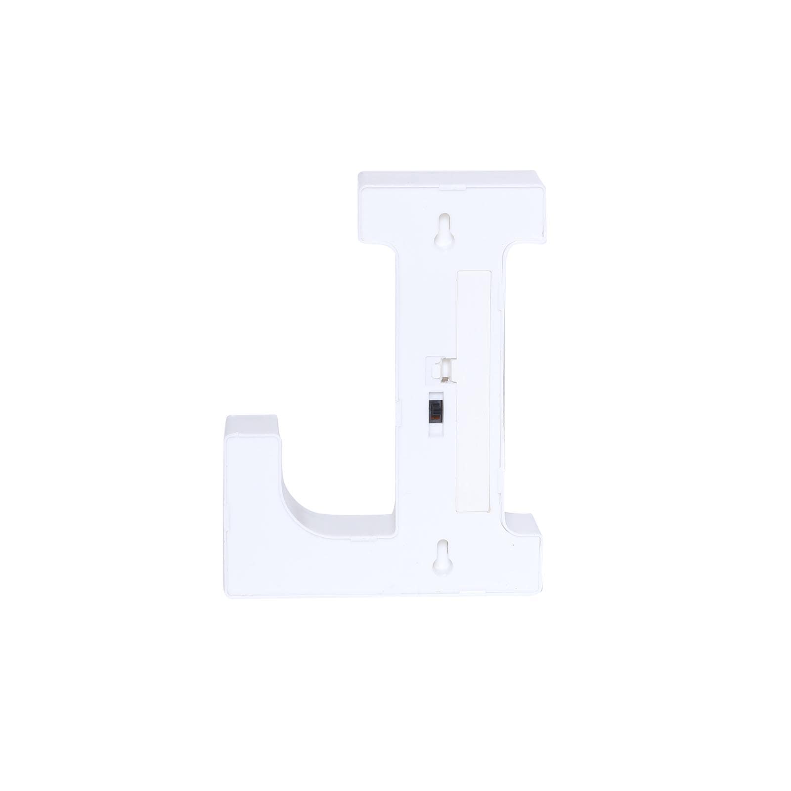 3D Marquee Letter "L" Warm White 4 LED Lights Gold - Chic Light-Up Decor for Events 6"