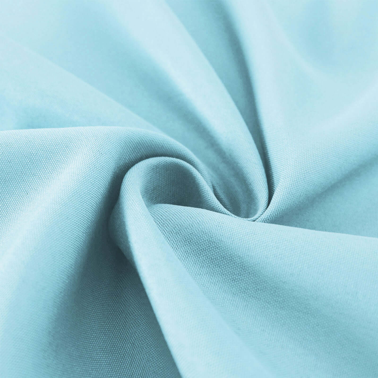 Polyester 90" Round Tablecloth Light Blue - Stain & Wrinkle-Resistant Table Cover