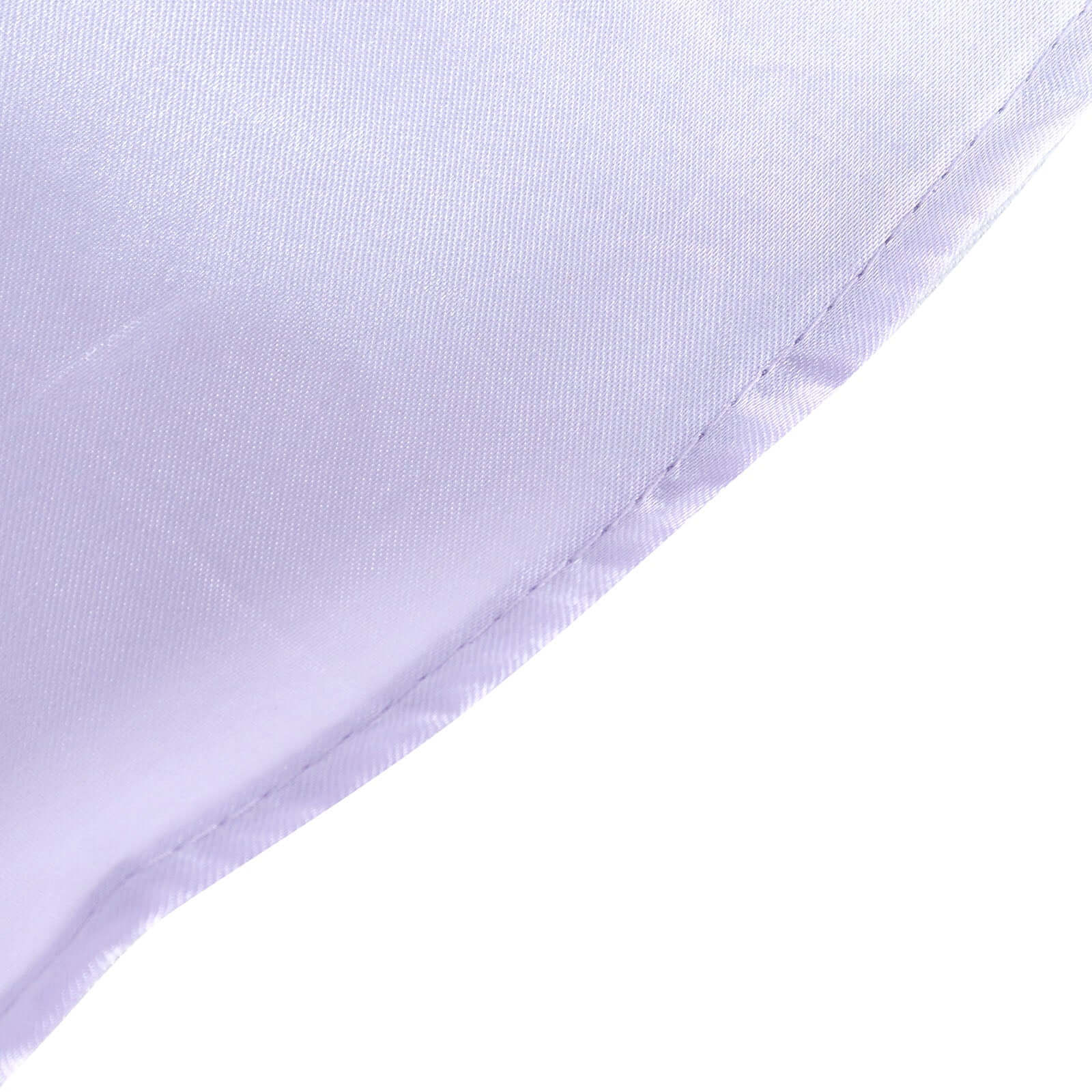 Satin 120" Round Tablecloth Lavender Lilac - Stylish Seamless Table Cover