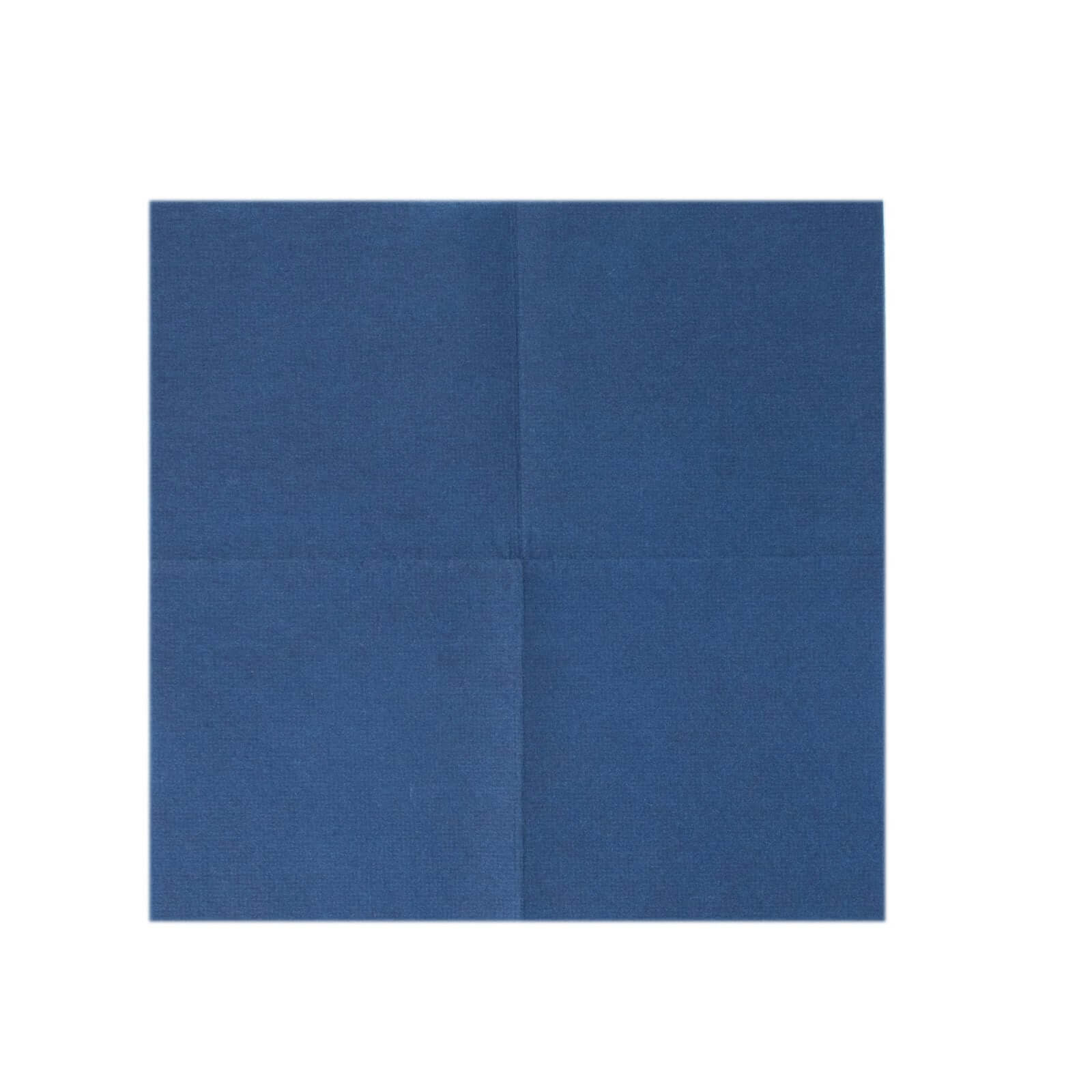 20 Pack Linen-Like Paper 5"x5" Napkins Navy Blue - Highly Absorbent Airlaid Napkins